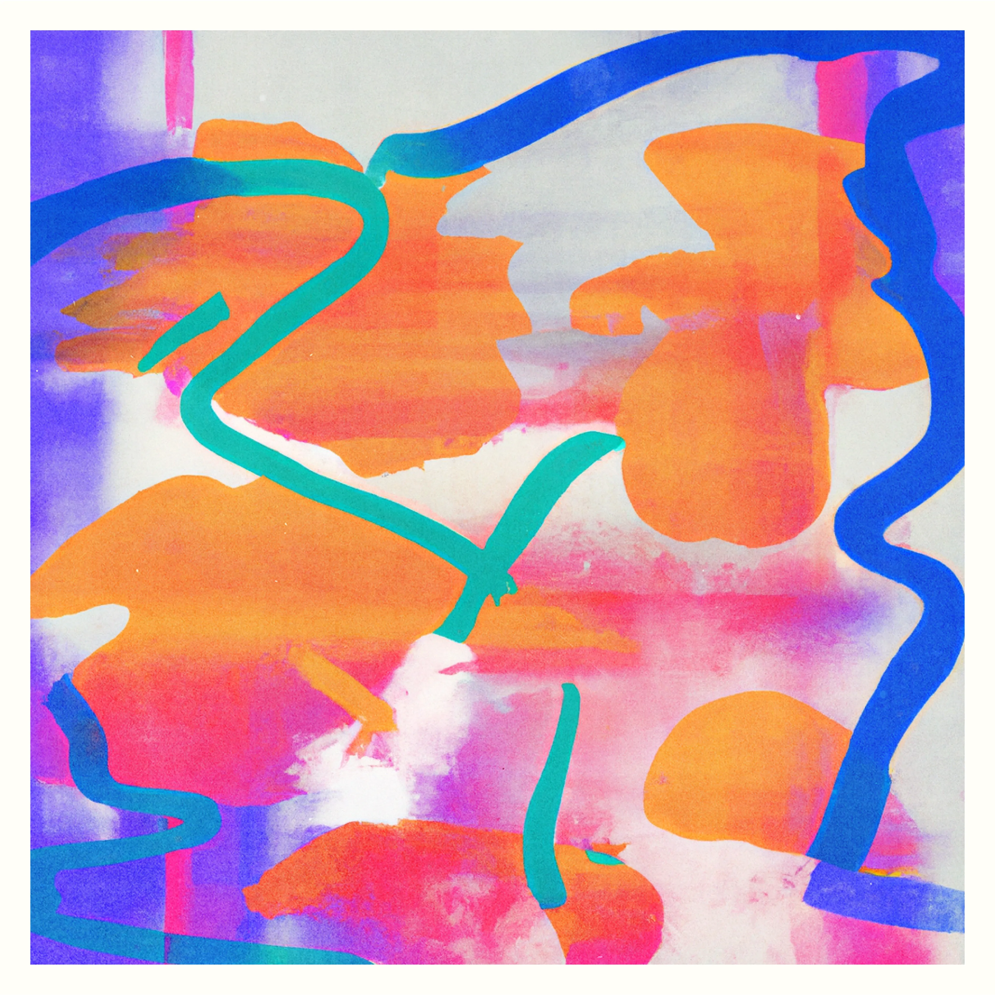 Created in collaboration with AI trained on gestural paintings made by Linda Dounia  (8334 × 8334 px)