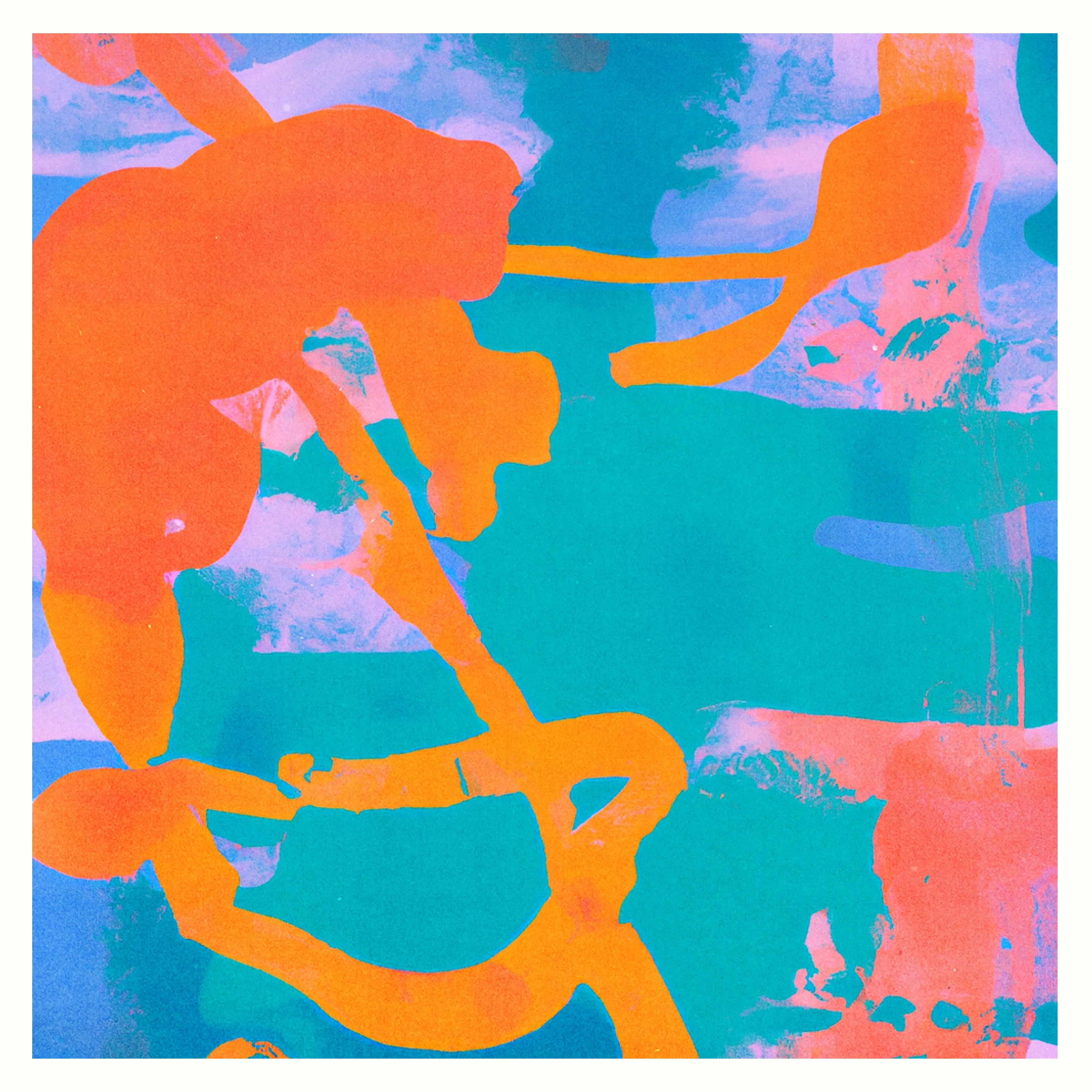 Created in collaboration with AI trained on gestural paintings made by Linda Dounia  (8334 × 8334 px)