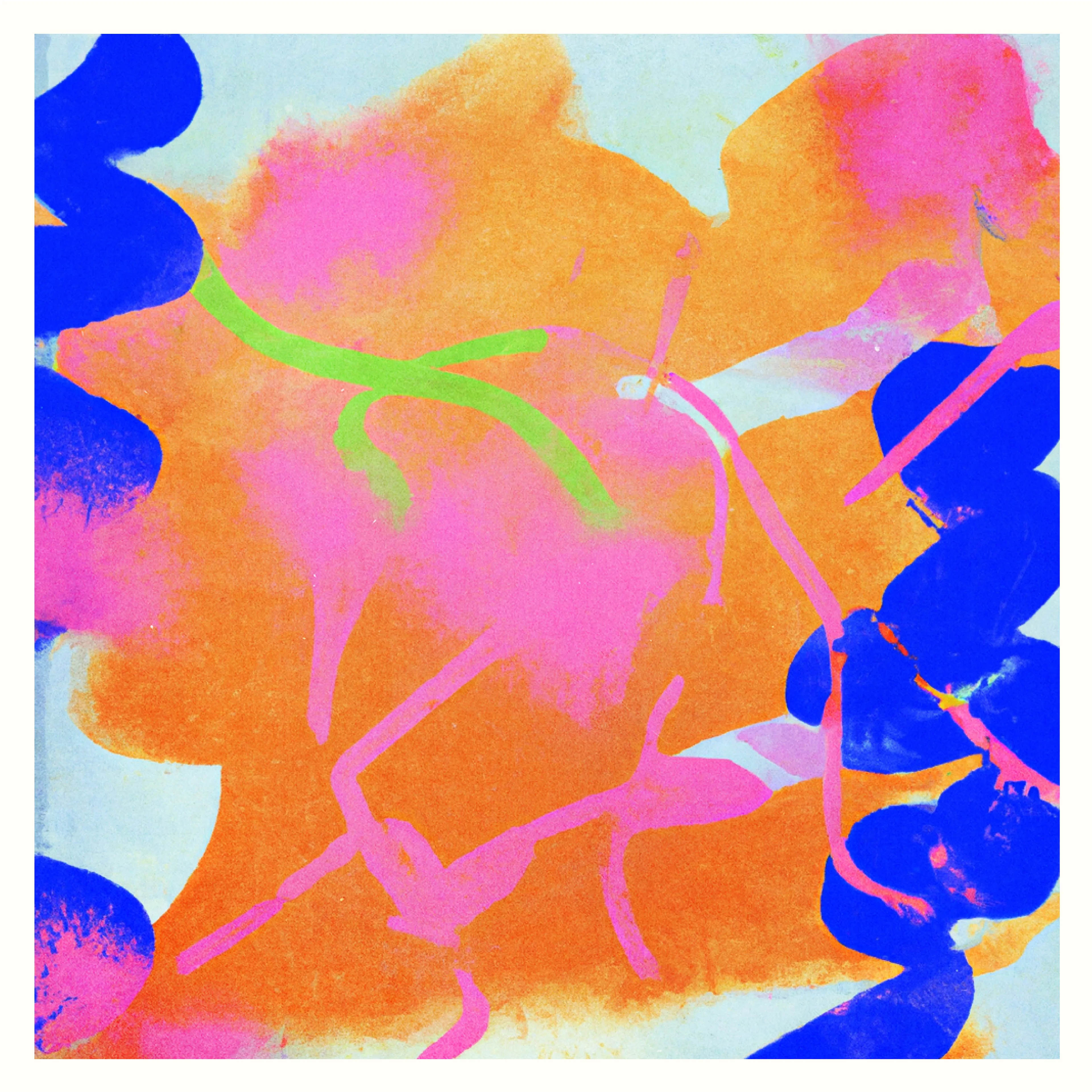 Created in collaboration with AI trained on gestural paintings made by Linda Dounia  (8334 × 8334 px)