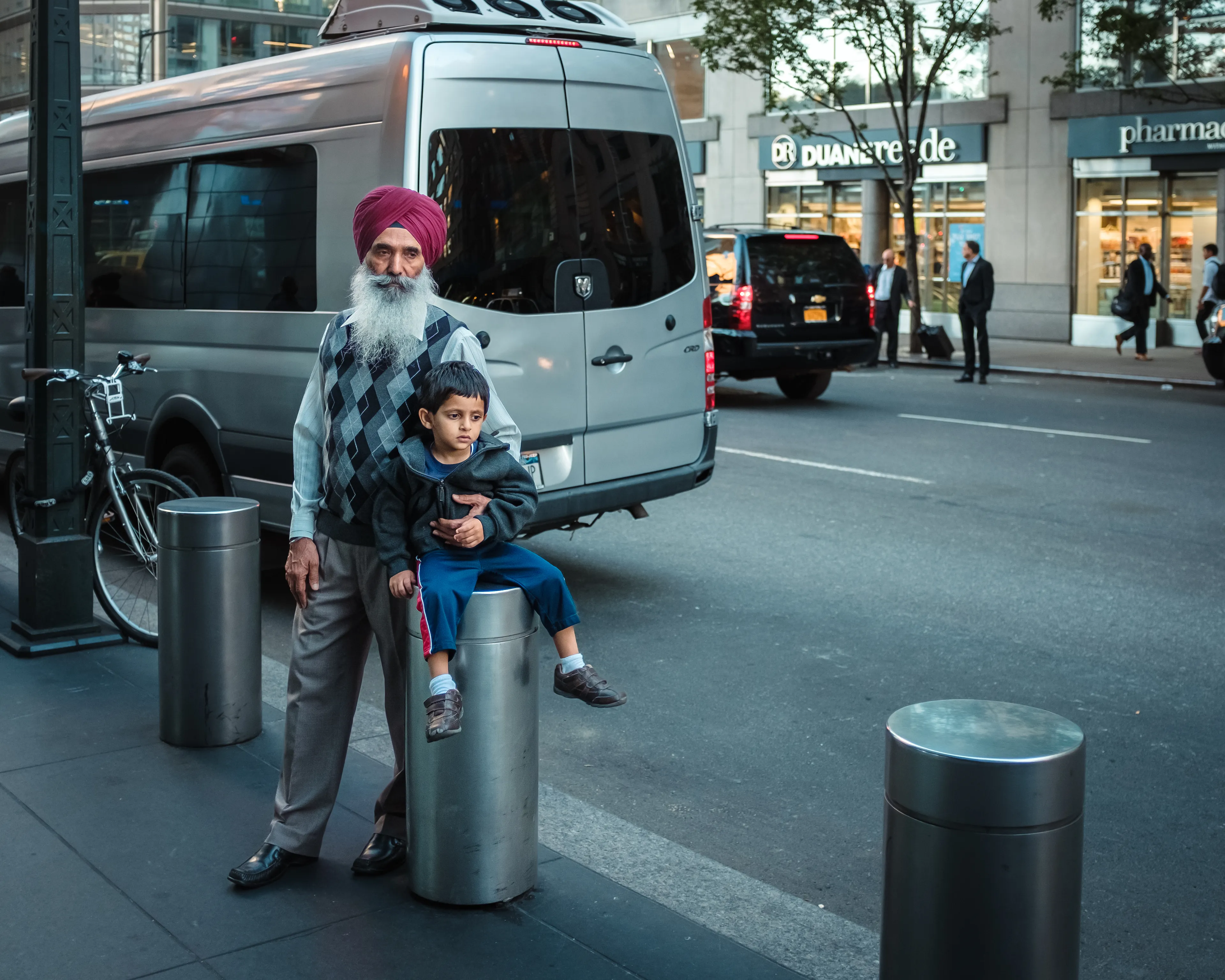 September 24, 2013

City-Dads:

As I roam the City streets, with my camera in hand, I find myself lost on this concrete playground. Everything is so big, larger than life. And in a snap, I am once again a child. Playful and unstoppable, just like when I played superheroes.

Yet, at the same time, I feel so vulnerable and scared inside. Afraid of stumbling upon a demon in some unforeseen corner of my mind. Then, I remember your figure, I can see you all around. Your melodic voice and gregarious smile. But it is just a mirage. You are back home, and I am a grown man, capable of facing the world on his own. Still, if you only knew how much I wish you were here, to play with me, to protect me, or just to be by my side right now…Dad.