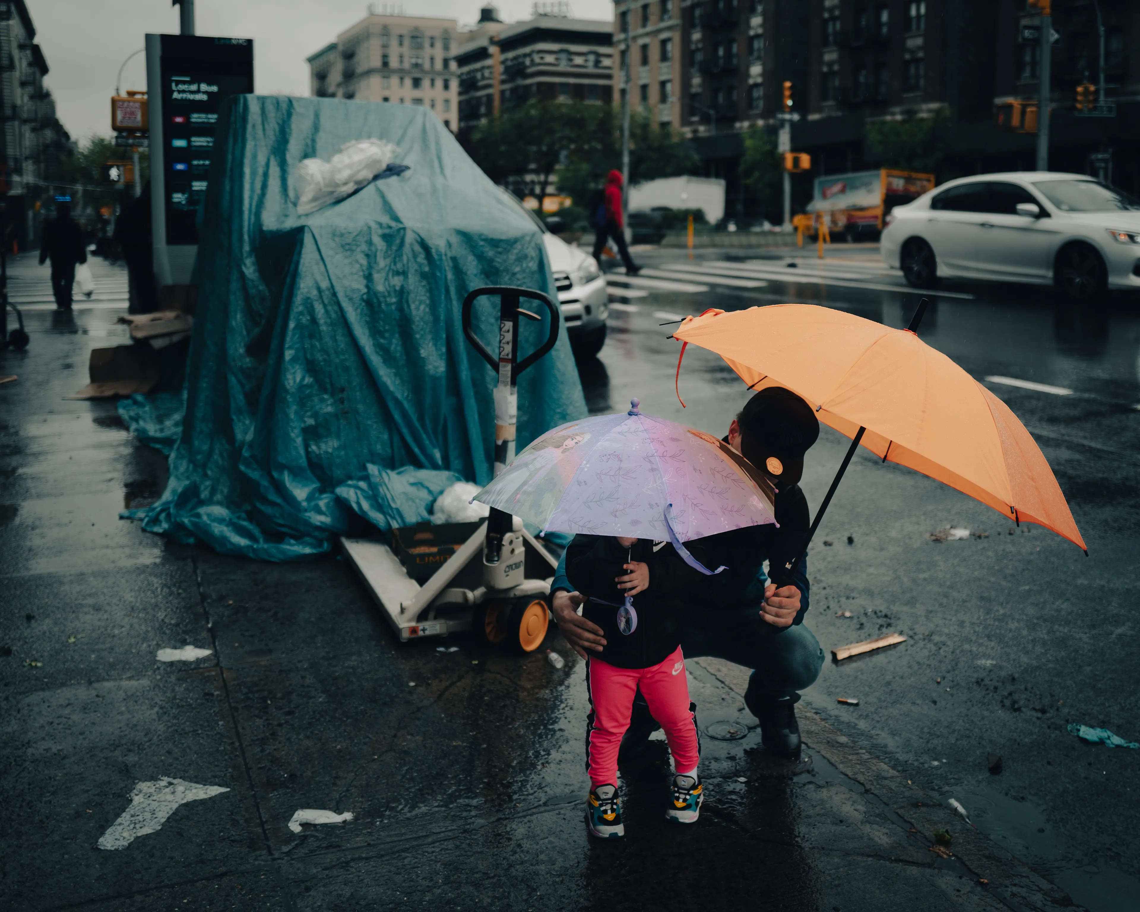 May 6, 2022

City-Dads:

As I roam the City streets, with my camera in hand, I find myself lost on this concrete playground. Everything is so big, larger than life. And in a snap, I am once again a child. Playful and unstoppable, just like when I played superheroes.

Yet, at the same time, I feel so vulnerable and scared inside. Afraid of stumbling upon a demon in some unforeseen corner of my mind. Then, I remember your figure, I can see you all around. Your melodic voice and gregarious smile. But it is just a mirage. You are back home, and I am a grown man, capable of facing the world on his own. Still, if you only knew how much I wish you were here, to play with me, to protect me, or just to be by my side right now…Dad.