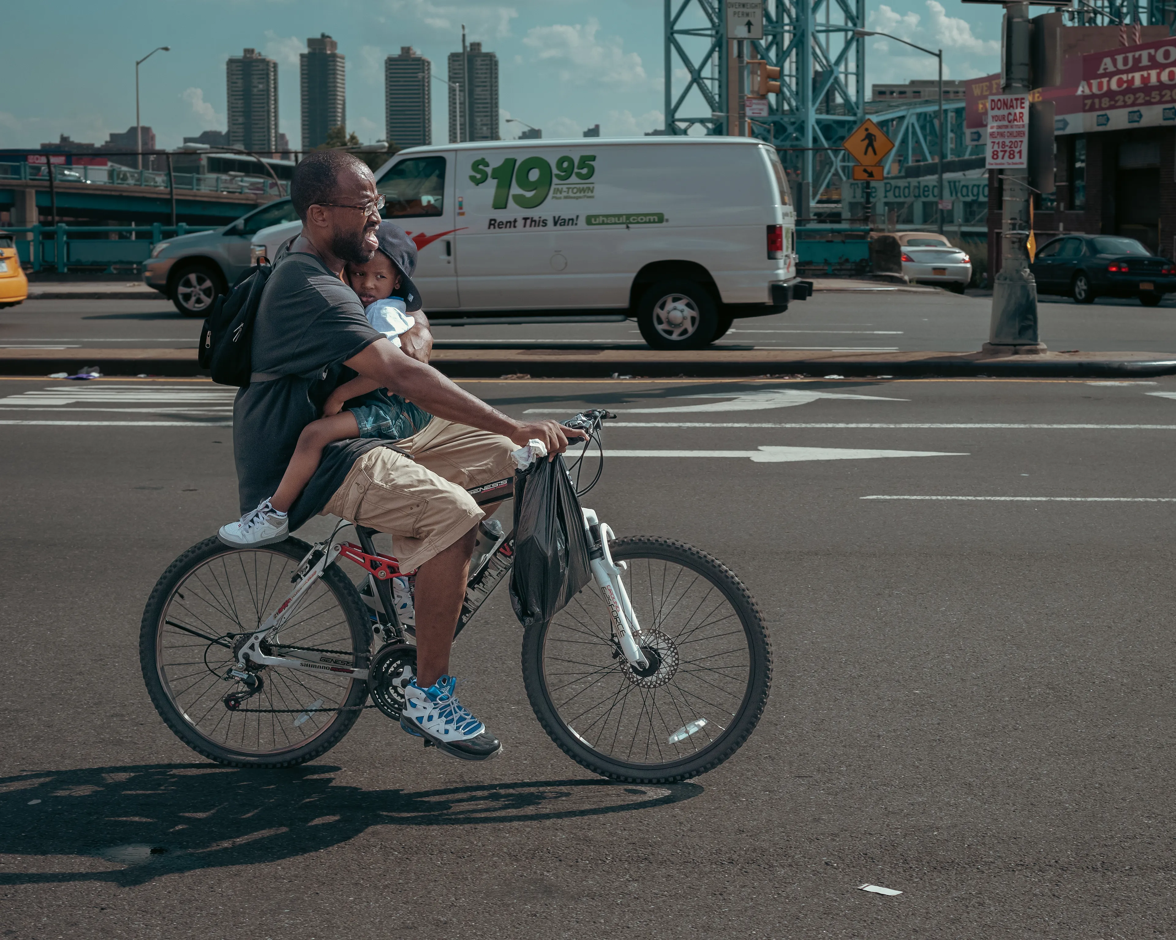 July 7, 2013

City-Dads:

As I roam the City streets, with my camera in hand, I find myself lost on this concrete playground. Everything is so big, larger than life. And in a snap, I am once again a child. Playful and unstoppable, just like when I played superheroes.

Yet, at the same time, I feel so vulnerable and scared inside. Afraid of stumbling upon a demon in some unforeseen corner of my mind. Then, I remember your figure, I can see you all around. Your melodic voice and gregarious smile. But it is just a mirage. You are back home, and I am a grown man, capable of facing the world on his own. Still, if you only knew how much I wish you were here, to play with me, to protect me, or just to be by my side right now…Dad.