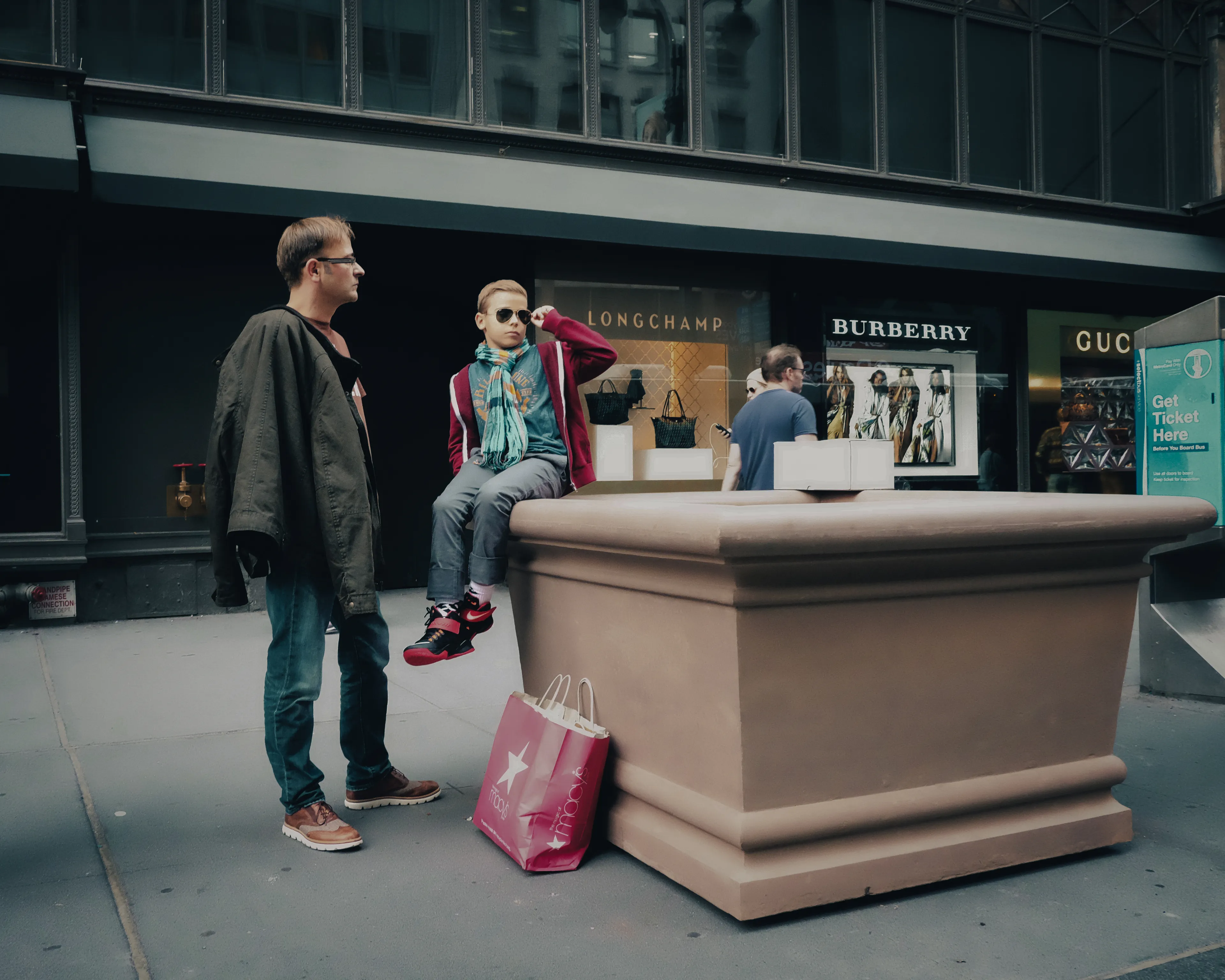 October 28, 2014

City-Dads:

As I roam the City streets, with my camera in hand, I find myself lost on this concrete playground. Everything is so big, larger than life. And in a snap, I am once again a child. Playful and unstoppable, just like when I played superheroes.

Yet, at the same time, I feel so vulnerable and scared inside. Afraid of stumbling upon a demon in some unforeseen corner of my mind. Then, I remember your figure, I can see you all around. Your melodic voice and gregarious smile. But it is just a mirage. You are back home, and I am a grown man, capable of facing the world on his own. Still, if you only knew how much I wish you were here, to play with me, to protect me, or just to be by my side right now…Dad.