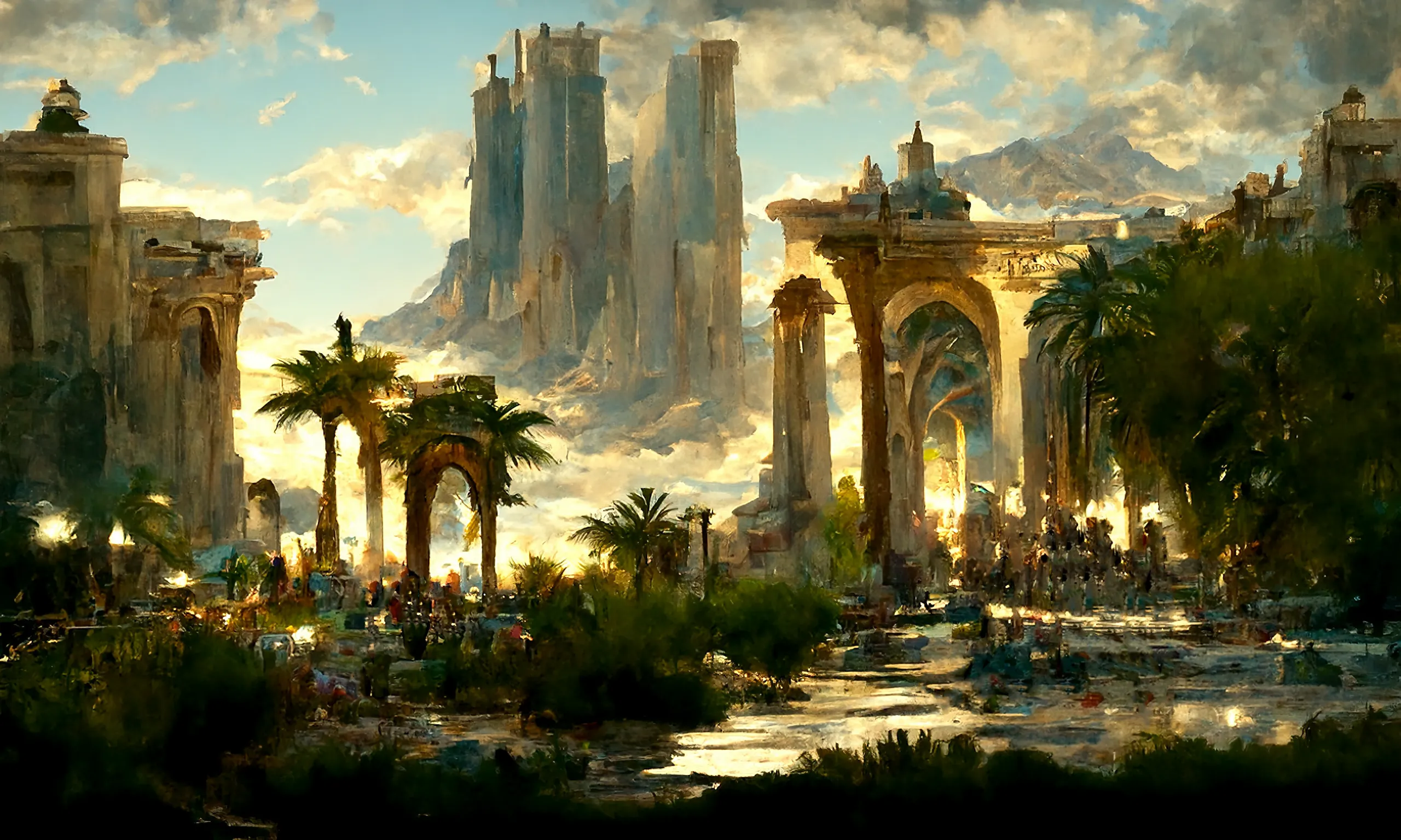 "Dusk" explores the beauty of historical and mythical civilizations that have dominated the world for millennia and then suddenly disappeared. From dawn to dusk.
These highly curated generative AI artworks invite the viewer into a world of discovery between reality and legends. 