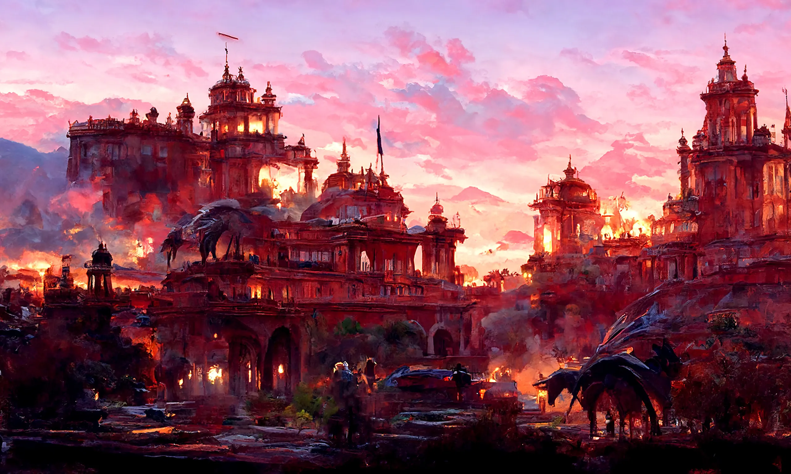 "Dusk" explores the beauty of historical and mythical civilizations that have dominated the world for millennia and then suddenly disappeared. From dawn to dusk.
These highly curated generative AI artworks invite the viewer into a world of discovery between reality and legends. 
