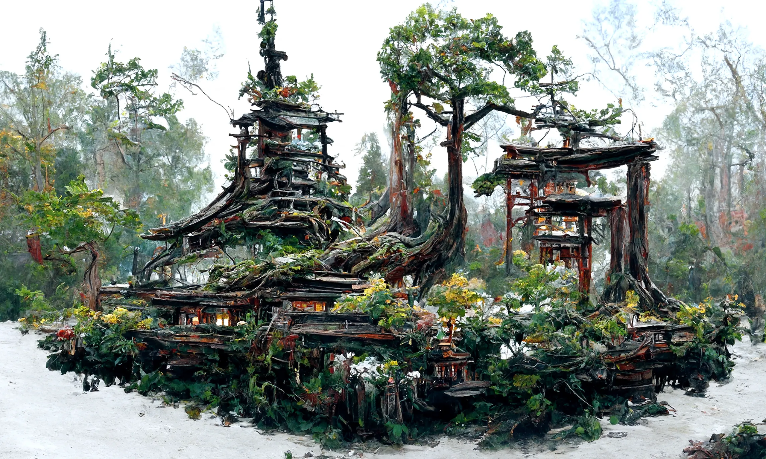 "Dusk" explores the beauty of historical and mythical civilizations that have dominated the world for millennia and then suddenly disappeared. From dawn to dusk.
These highly curated generative AI artworks invite the viewer into a world of discovery between reality and legends. 