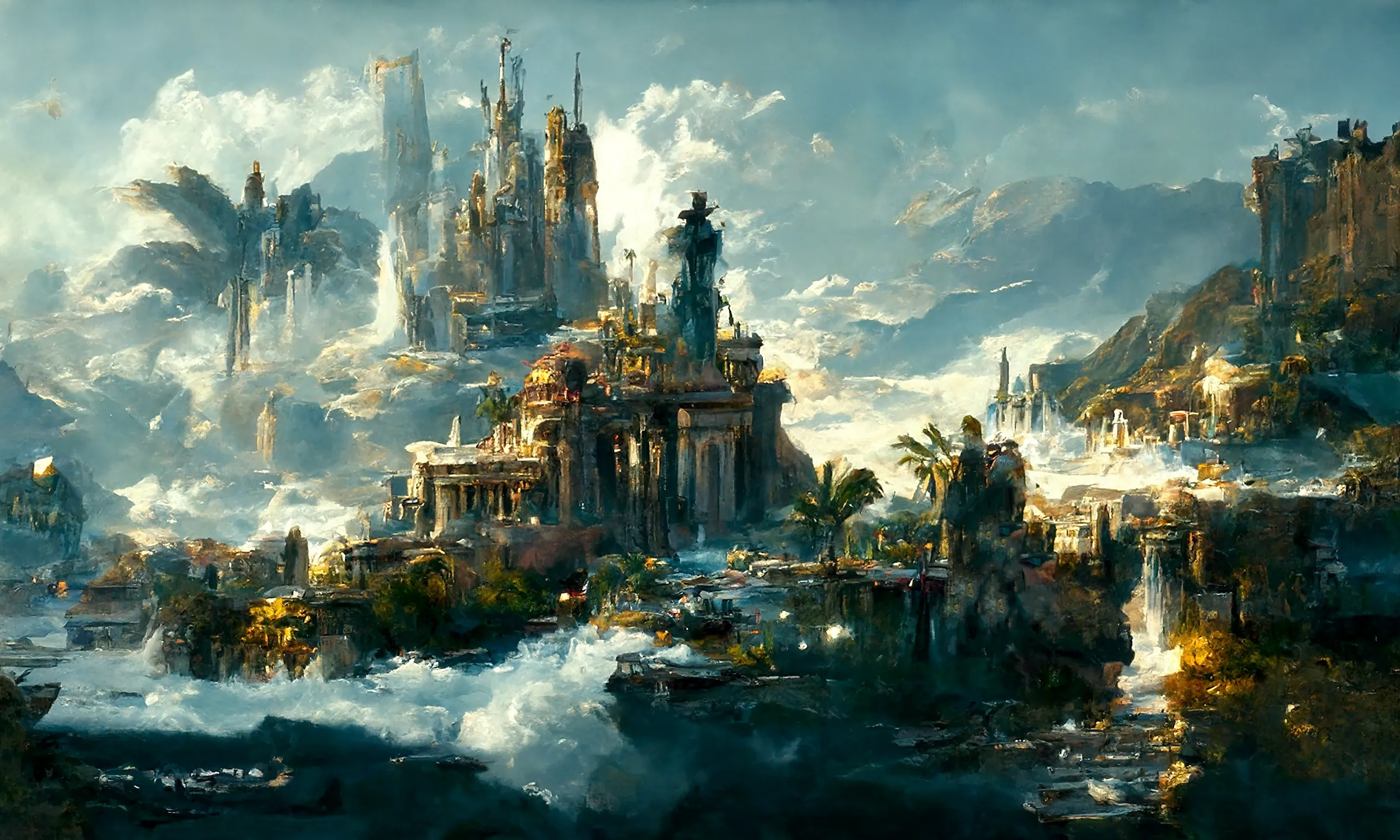 "Dusk" explores the beauty of historical and mythical civilizations that have dominated the world for millennia and then suddenly disappeared. From dawn to dusk.
These highly curated generative AI artworks invite the viewer into a world of discovery between reality and legends. 
