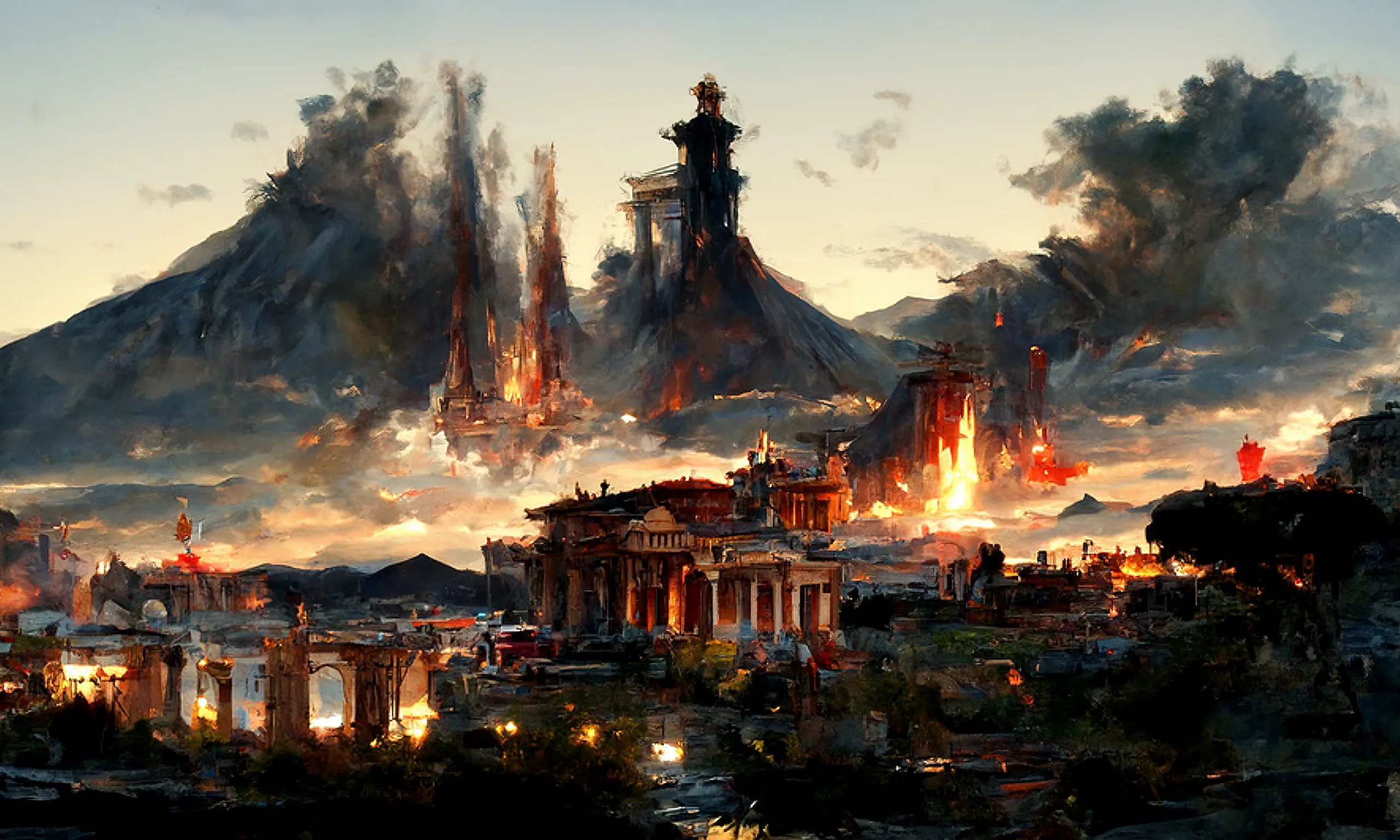 "Dusk" explores the beauty of historical and mythical civilizations that have dominated the world for millennia and then suddenly disappeared. From dawn to dusk.
These highly curated generative AI artworks invite the viewer into a world of discovery between reality and legends. 