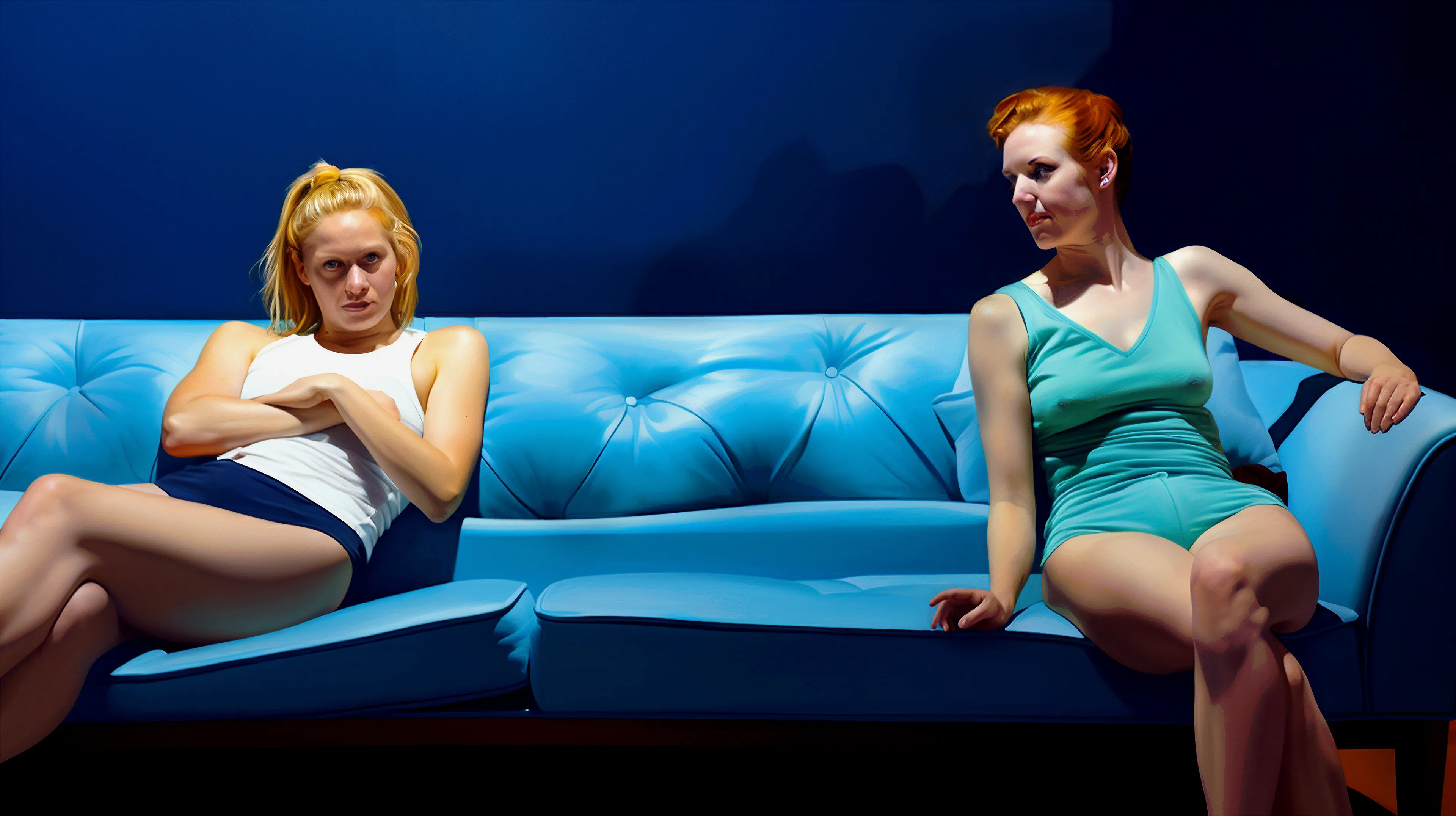 Another in a small series of couples on couches in various attitudes.

AI with editing

10192 x 5712 pixels, 300 ppi, 12.5 MB, jpeg