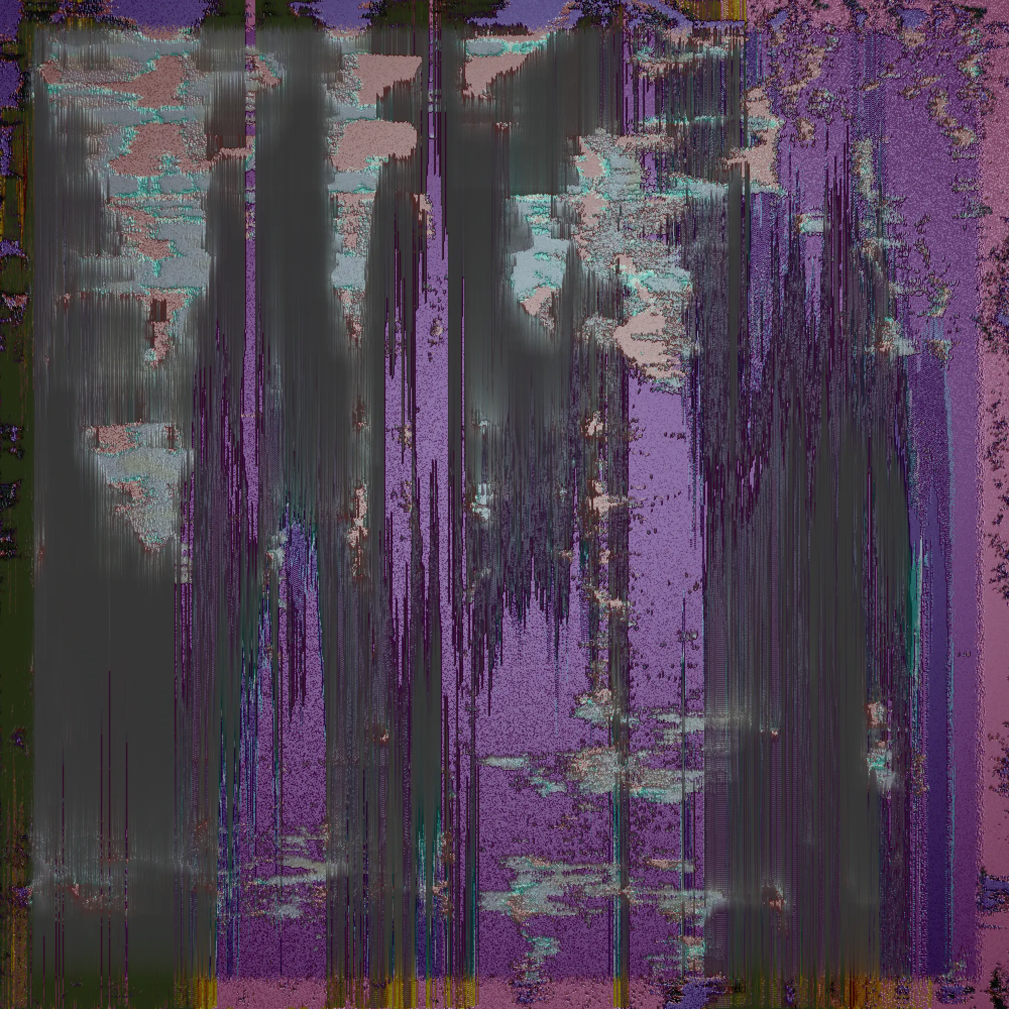 *Sometimes, I wish I could see things as though I had never seen them before.*

**SINE** is a comprehensive exploration of one ostensibly simple function - sinθ: distorted, mangled, modulated, folded, blended and employed in unconventional ways to generate layers of textured formations that are not evidently organic or geometric. When agitated with feedback, the sinusoidal wave exhibits complex characteristics in a narrow-band region of interest between periodic symmetry and randomness. The algorithm persists with a tendency to approach a limit between these states for compelling features and visual tension. Non-sinusoidal embellishments are deliberately avoided for an unadulterated expression of the functions manifestations, highlighting the variety that emerges from its repetitive manipulation.

Beauty of the elementary can be inconspicuous. The outputs represent a discovery and accentuation of what is latent in the ubiquitous. Cracks in weathered walls, the depth of colour in rusted metal, undulations on the surface of rocks, irregularities of splintered wood or the uneven discolouration of an old shirt. Perhaps the yearning to be awed is served by a scrutiny of this trigonometric function, a specimen of the little things that have infinitely complex details, but are seldom appreciated. 

More information: [https://www.shaunaq.com/SINE](https://www.shaunaq.com/SINE)

Dedicated to my friend DR, who sees magnificence in the mundane.
