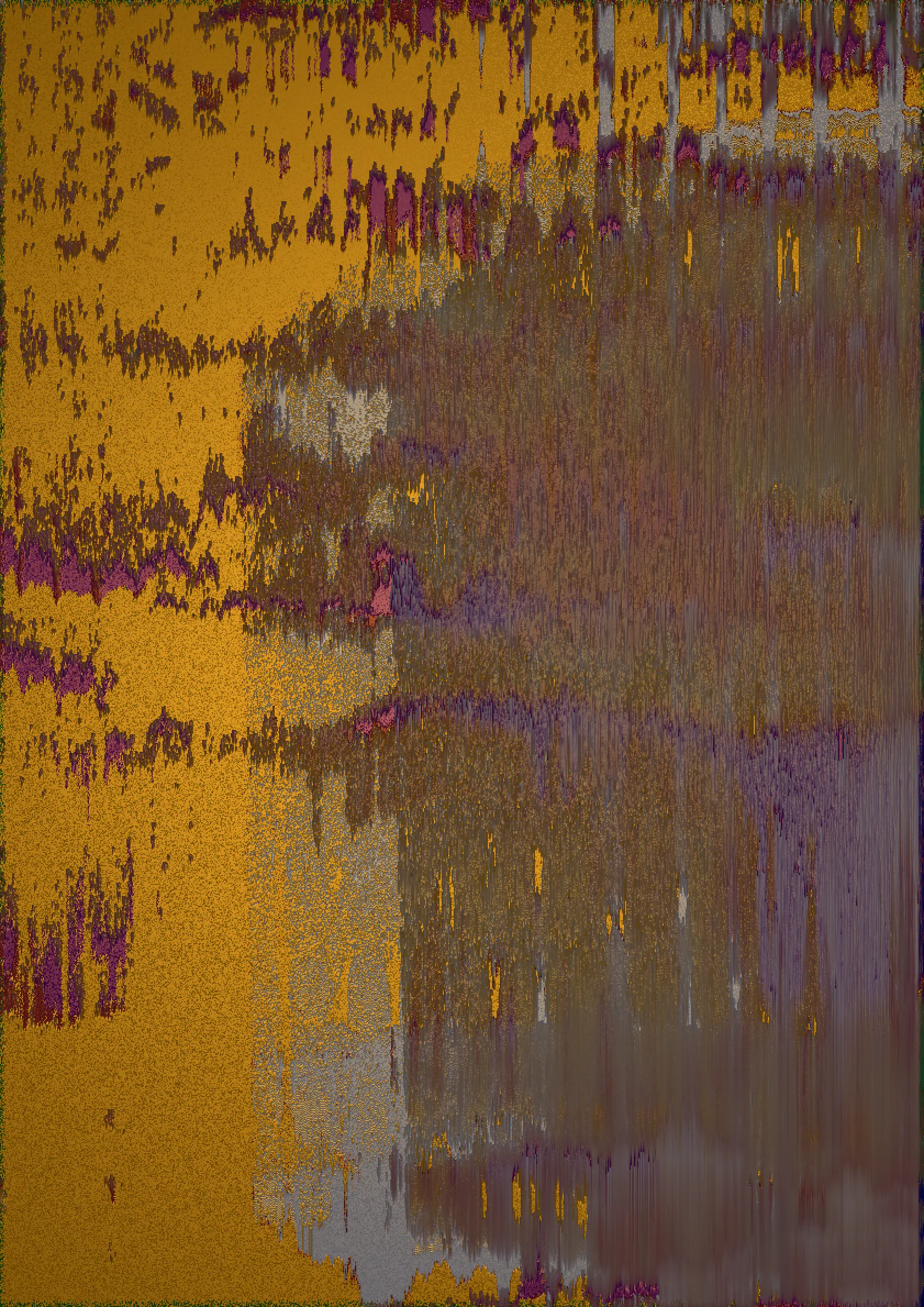 *Sometimes, I wish I could see things as though I had never seen them before.*

**SINE** is a comprehensive exploration of one ostensibly simple function - sinθ: distorted, mangled, modulated, folded, blended and employed in unconventional ways to generate layers of textured formations that are not evidently organic or geometric. When agitated with feedback, the sinusoidal wave exhibits complex characteristics in a narrow-band region of interest between periodic symmetry and randomness. The algorithm persists with a tendency to approach a limit between these states for compelling features and visual tension. Non-sinusoidal embellishments are deliberately avoided for an unadulterated expression of the functions manifestations, highlighting the variety that emerges from its repetitive manipulation.

Beauty of the elementary can be inconspicuous. The outputs represent a discovery and accentuation of what is latent in the ubiquitous. Cracks in weathered walls, the depth of colour in rusted metal, undulations on the surface of rocks, irregularities of splintered wood or the uneven discolouration of an old shirt. Perhaps the yearning to be awed is served by a scrutiny of this trigonometric function, a specimen of the little things that have infinitely complex details, but are seldom appreciated. 

More information: [https://www.shaunaq.com/SINE](https://www.shaunaq.com/SINE)

Dedicated to my friend DR, who sees magnificence in the mundane.