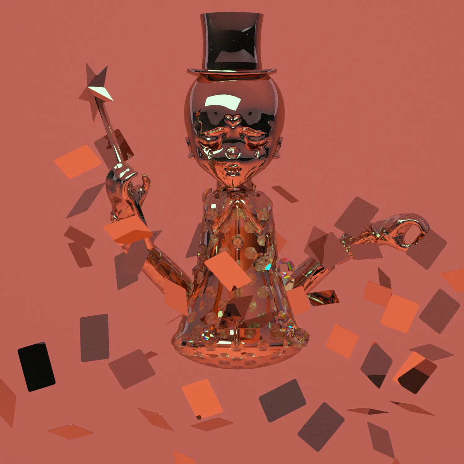 Hannah Rose Stewart (b. 1994), "Puppet State #18", 2021, 3D Model (.FBX, .OBJ, .PNG), Variable Edition of 25