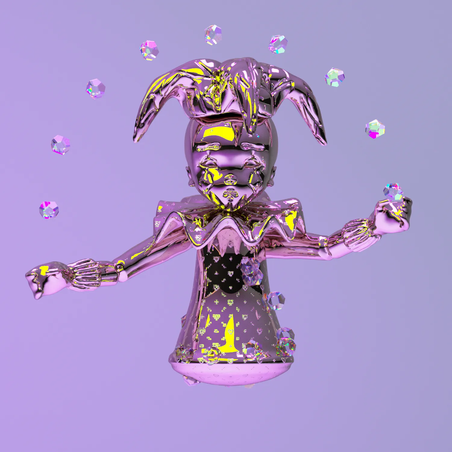 Hannah Rose Stewart (b. 1994), "Puppet State #21", 2021, 3D Model (.FBX, .OBJ, .PNG), Variable Edition of 25