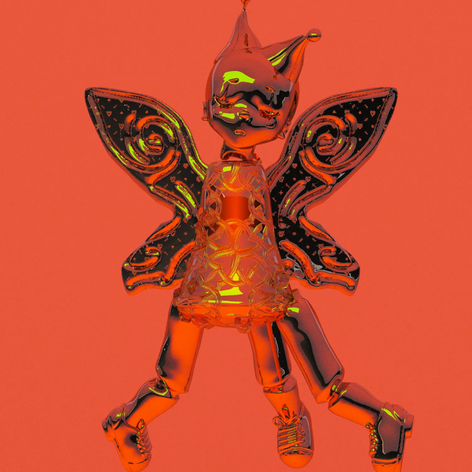 Hannah Rose Stewart (b. 1994), "Puppet State #3", 2021, 3D Model (.FBX, .OBJ, .PNG), Variable Edition of 25