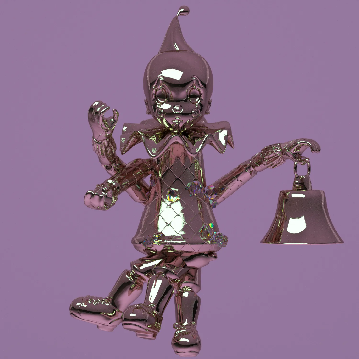 Hannah Rose Stewart (b. 1994), "Puppet State #11", 2021, 3D Model (.FBX, .OBJ, .PNG), Variable Edition of 25