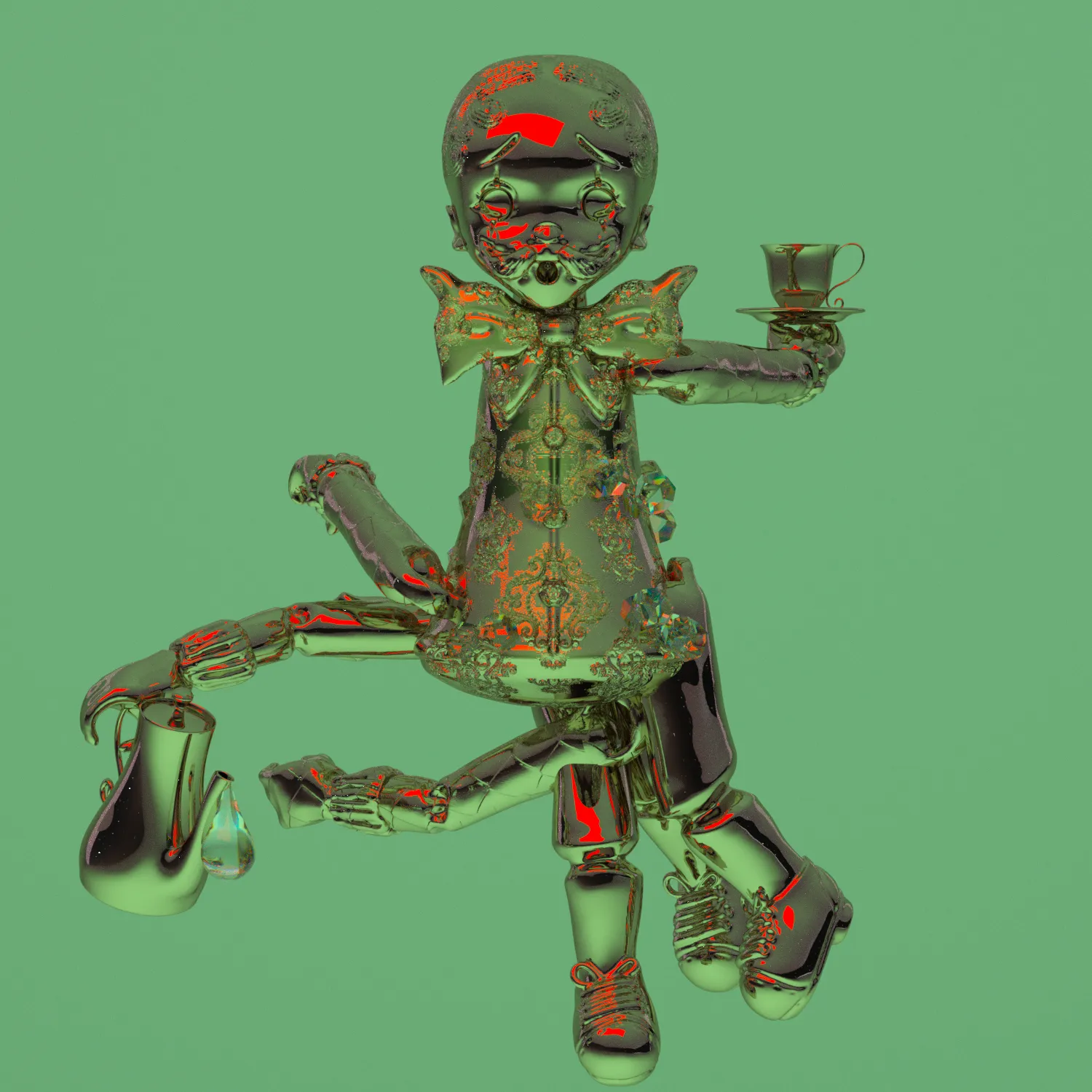 Hannah Rose Stewart (b. 1994), "Puppet State #4", 2021, 3D Model (.FBX, .OBJ, .PNG), Variable Edition of 25