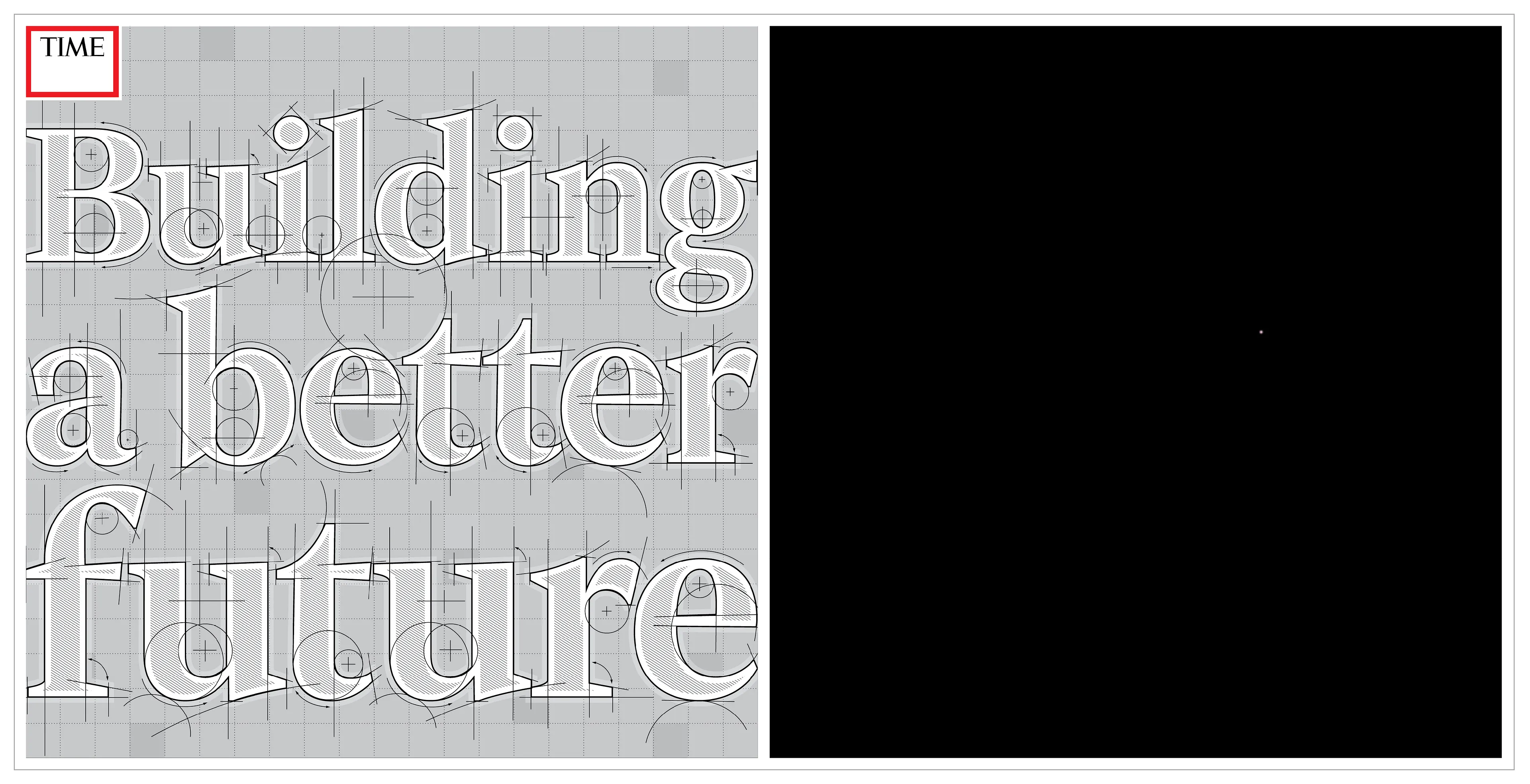 Addie Wagenknecht. I chose to make this piece a massive black canvas with a single dot which can be read as a light at the end of a tunnel, or a single person standing in a dark space, a single star in the night sky and/or a single glimmer of hope.. I chose to make this specifically abstract because the concept of a ‘good future’ is broad and yet specific to each of us.