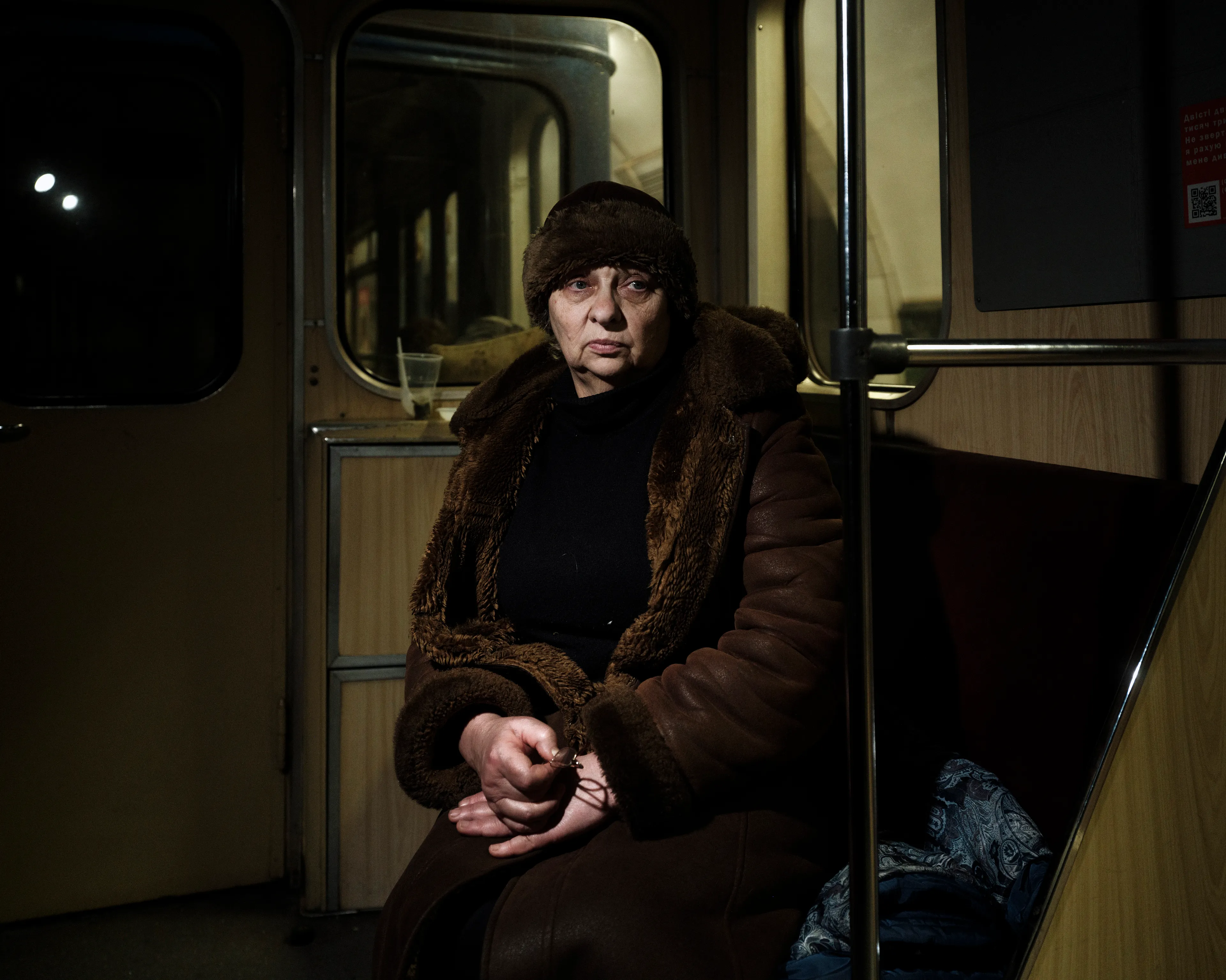 A lady poses for a portrait inside a metro car parked in a tunnel, where she and her family sleep to shelter from the Russian army's mortar fire on the city.

Lorenzo Meloni

1/1
_

In an effort to support reporters covering breaking news and conflict zones independently and without the support of the media outlets, Obscura facilitates this Emergency Reporting Commission launching the first edition with Lorenzo Meloni from Magnum Photos reporting from Ukraine.

Using the power of NFTs to document historical moments unfolding in real time, this is an opportunity to directly fund independent professionals that are committed to reporting from the field and stay connected to a supporting audience.

100% of the proceeds of the Emergency Reporting Commission are distributed amongst selected active photographers on the ground to support their efforts to document during moments of conflict.