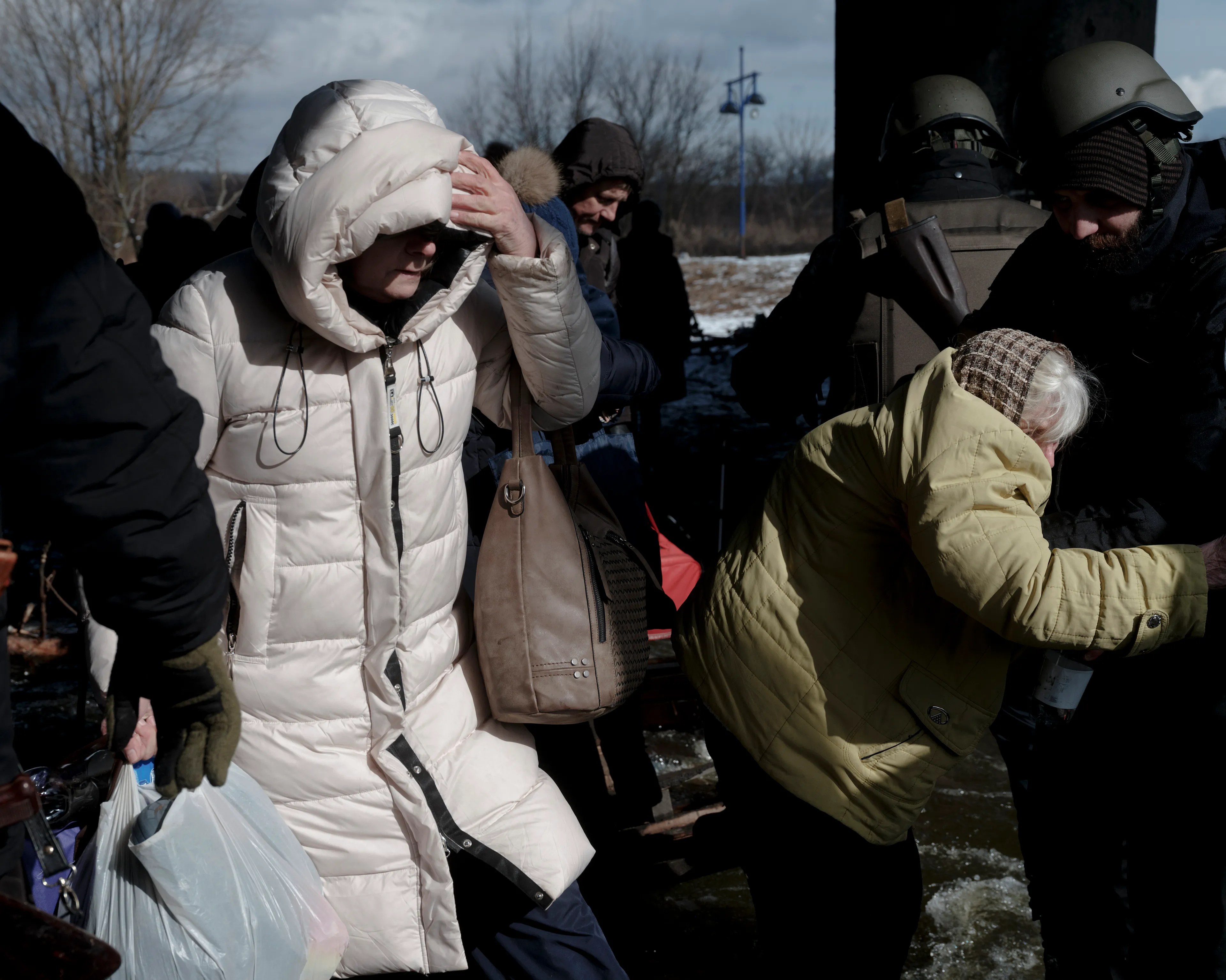 The inhabitants of Irpin continued to leave the town during the evacuation while the Russian army advanced and took up positions inside the town.

Lorenzo Meloni

1/1
_

In an effort to support reporters covering breaking news and conflict zones independently and without the support of the media outlets, Obscura facilitates this Emergency Reporting Commission launching the first edition with Lorenzo Meloni from Magnum Photos reporting from Ukraine.

Using the power of NFTs to document historical moments unfolding in real time, this is an opportunity to directly fund independent professionals that are committed to reporting from the field and stay connected to a supporting audience.

100% of the proceeds of the Emergency Reporting Commission are distributed amongst selected active photographers on the ground to support their efforts to document during moments of conflict.