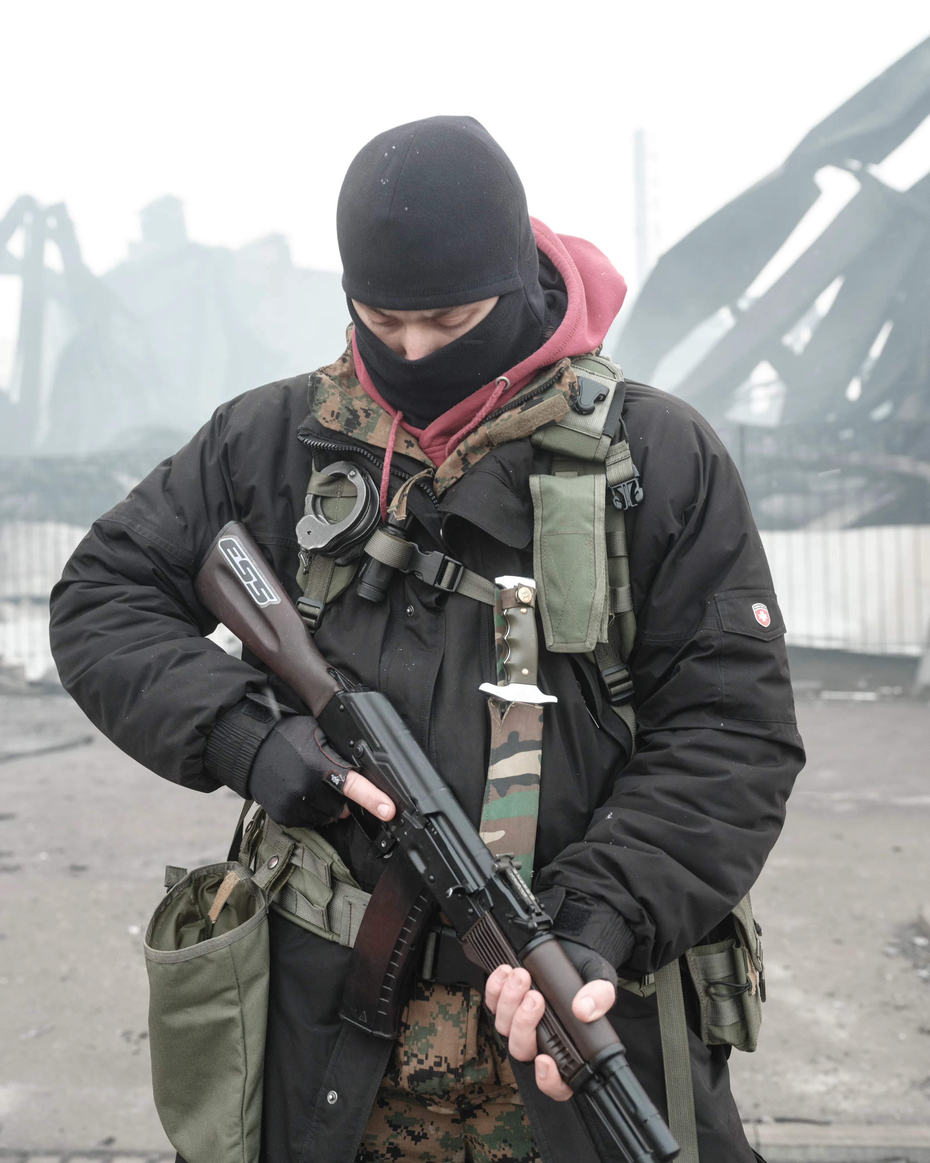 A member of the territorial defense called Bur, a furniture seller.

Lorenzo Meloni

1/1
_

In an effort to support reporters covering breaking news and conflict zones independently and without the support of the media outlets, Obscura facilitates this Emergency Reporting Commission launching the first edition with Lorenzo Meloni from Magnum Photos reporting from Ukraine.

Using the power of NFTs to document historical moments unfolding in real time, this is an opportunity to directly fund independent professionals that are committed to reporting from the field and stay connected to a supporting audience.

100% of the proceeds of the Emergency Reporting Commission are distributed amongst selected active photographers on the ground to support their efforts to document during moments of conflict.