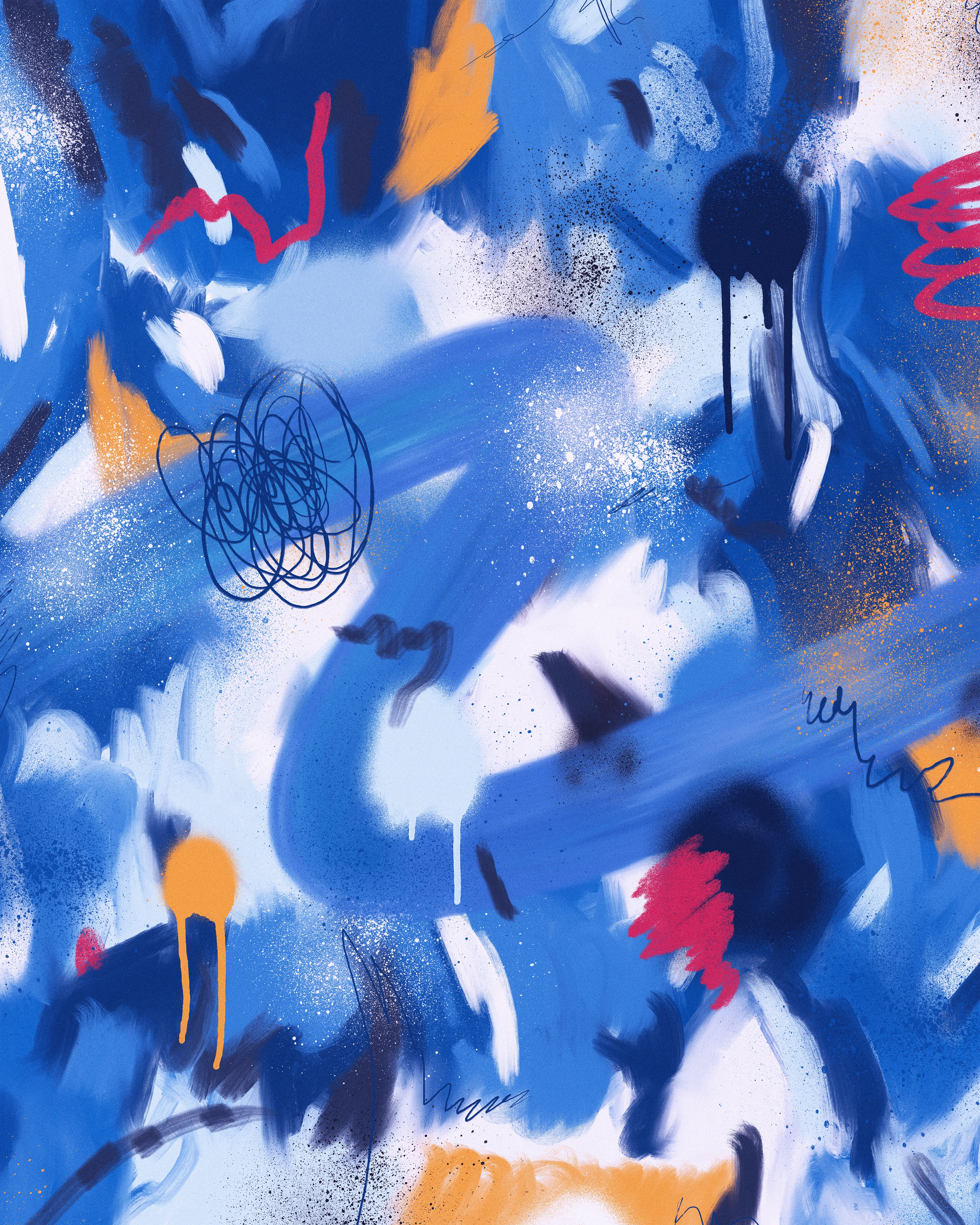 Part of a series of seven digital canvases exploring scale and movement.

Medium  
Digital oil, charcoal, and water-based spray paints

Dimensions  
4800px  x  6000px

Resolution  
300DPI