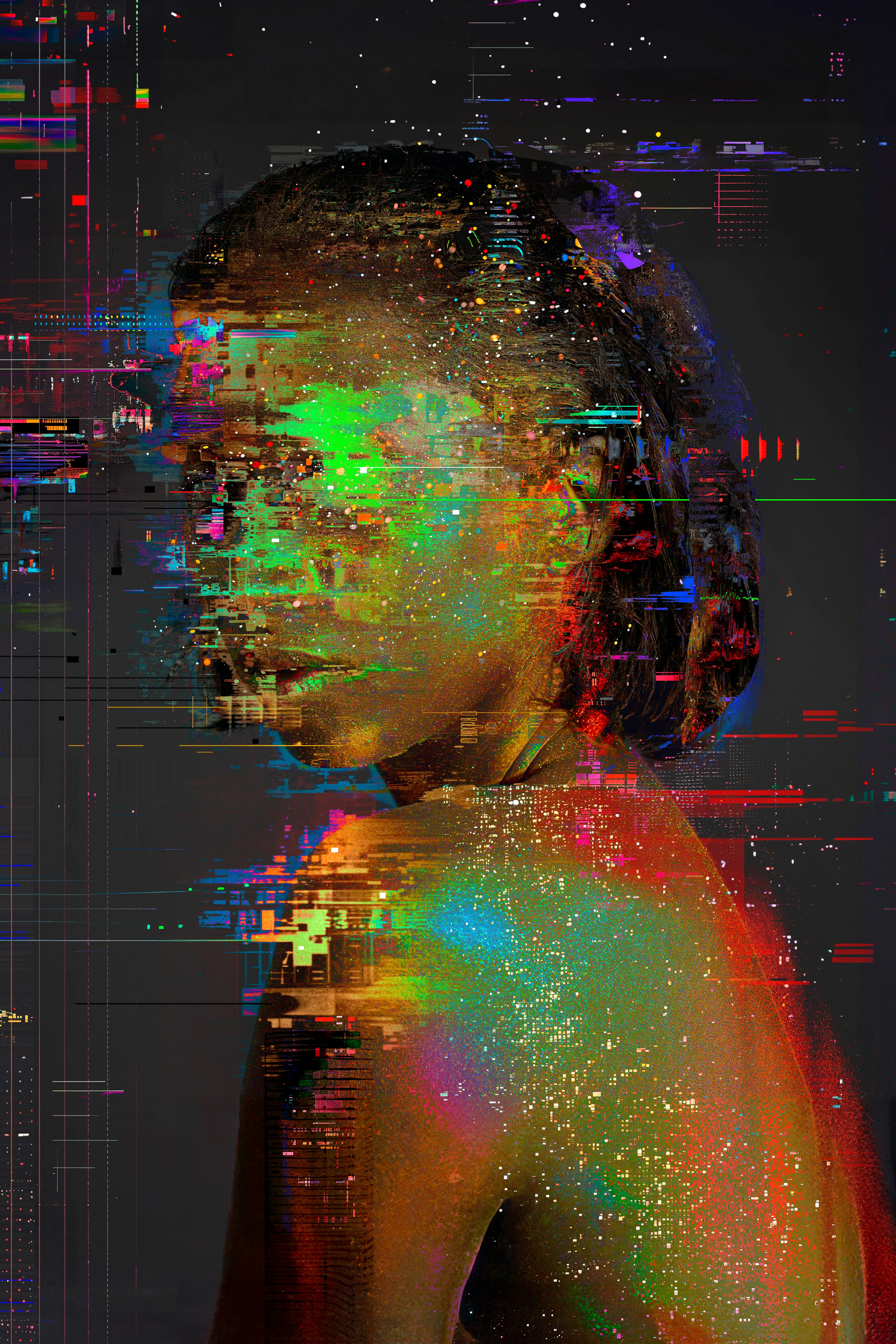 Change, imperfectly.  
Grow, inevitably.

A glitch reconstruction.

Method: Glitch collage and compositing. Photoshop.  
