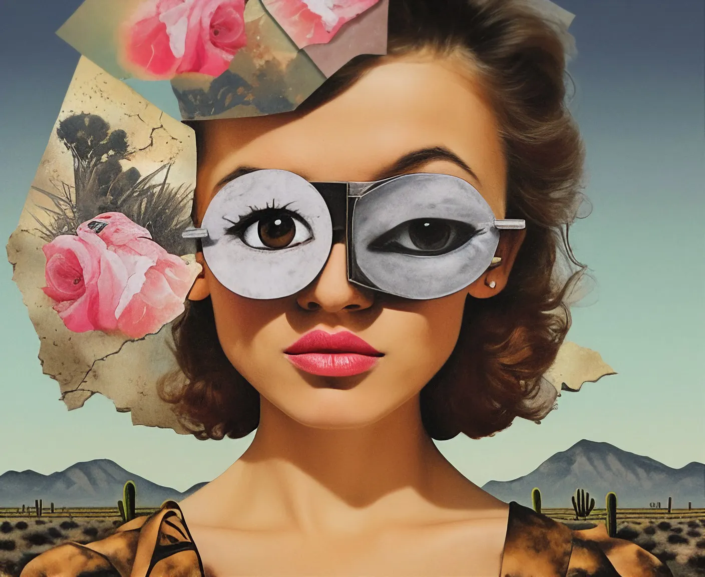 'The Spaces Between Words' is a mono-mixed-media/post-collage series that delves into the inner landscape of human experience. Exploring the unspoken depths of memory, emotion, and identity, it reveals intricate topography within the gaps and nuances of our inner lives.