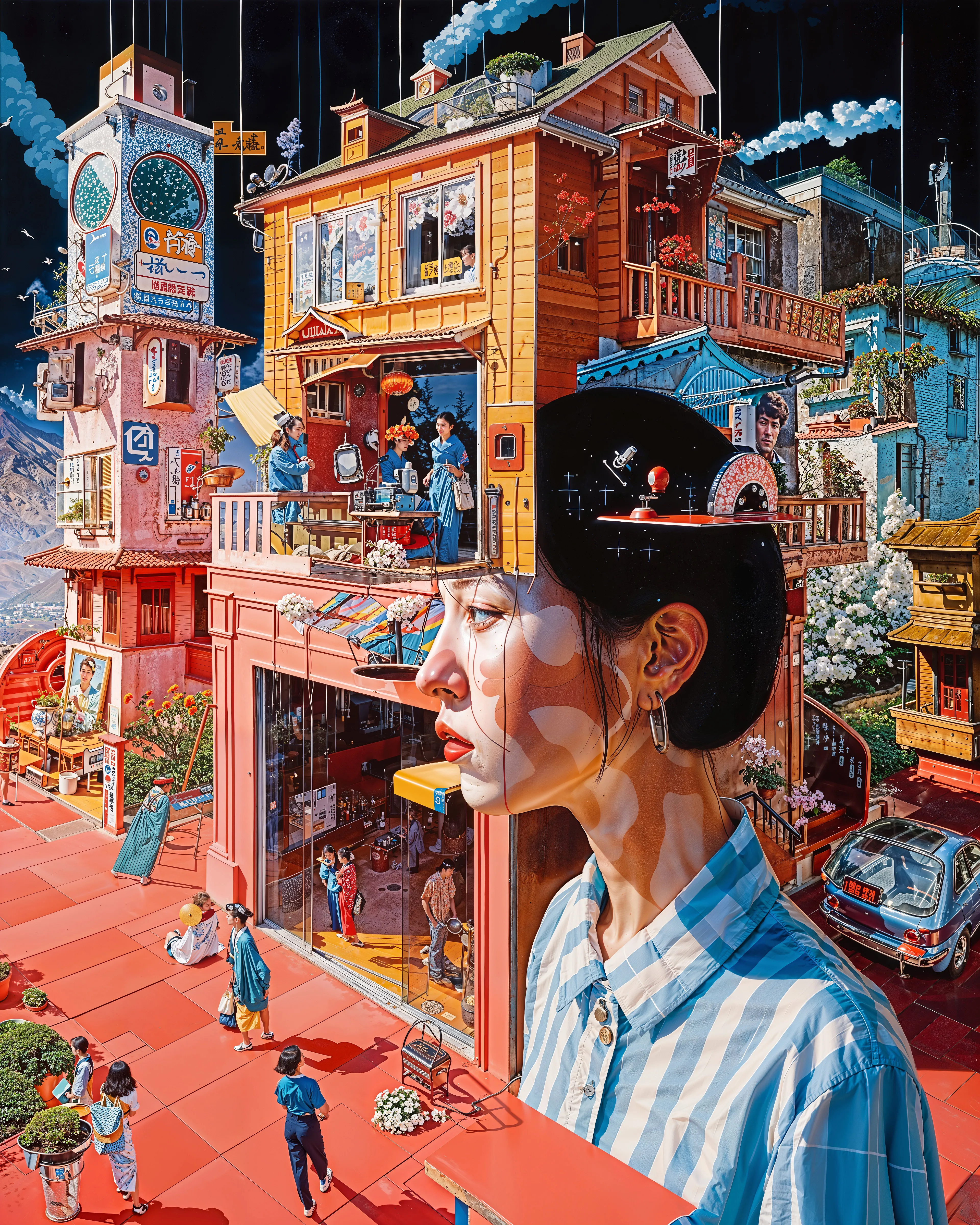 'New Realities' is an expansive 300 piece exploration of the emerging era where AI empowers us to shape our world according to our imaginations, dreams, and desires.

It delves into diverse realms of limitless possibilities that could be born from the interplay of our deepest visions and our collective visual history contained within the latent space of AI.