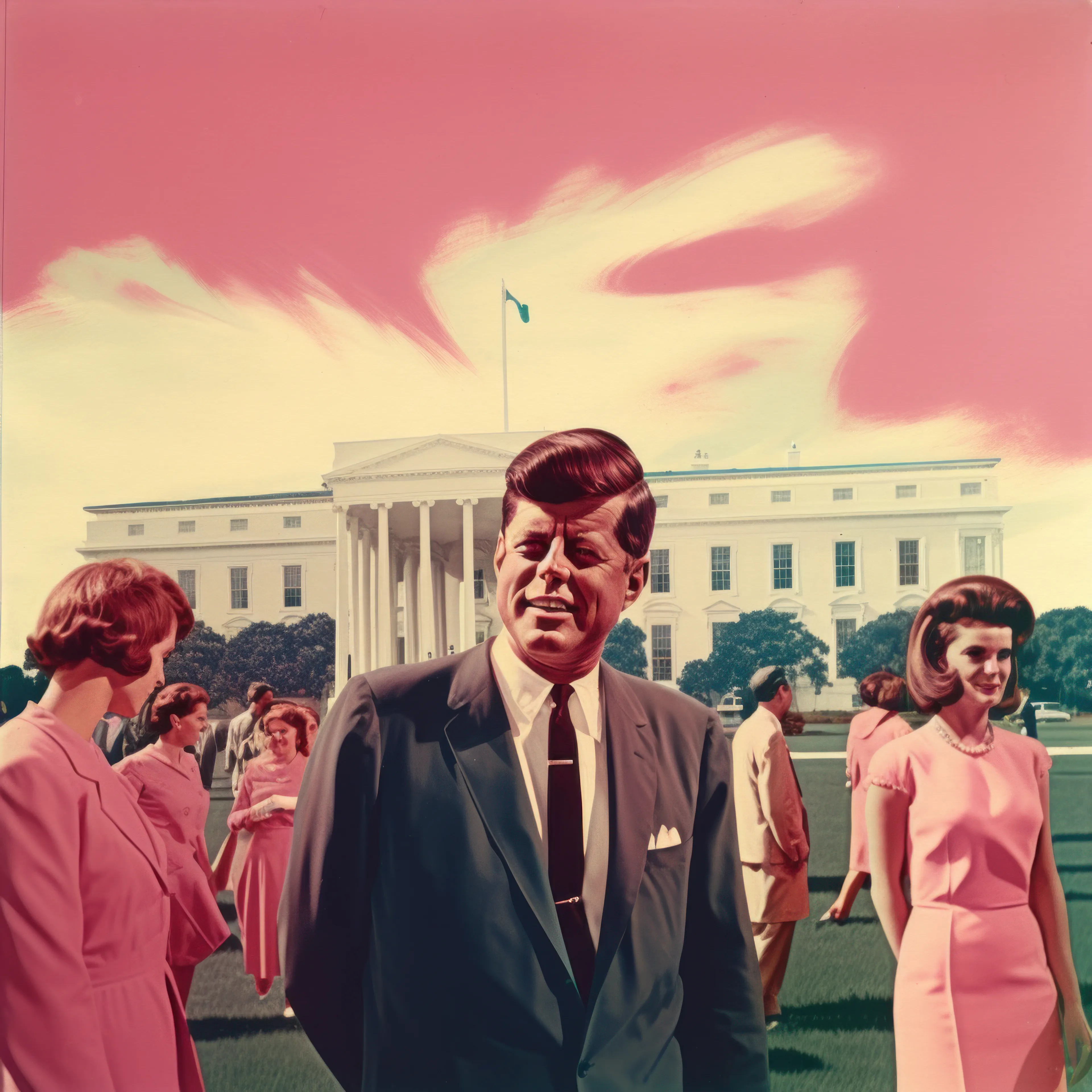 **Case Note:**

Stamped on the back:



White House Press Office:

A meeting to congratulate the members of the International Association of Lady Helicopter Pilots, 3:10PM



**Detective Jack: The Cold Case**

The one case Detective Jack Crimson could never solve. It’s 1961, and the night before Jack plans to propose to Tiffany Abbington, she goes missing. As the mystery unfolds, Jack must untangle a few critical questions: Why are both the KGB and CIA obstructing his search? Why does John F. Kennedy’s name keep surfacing? And most importantly, where is Tiffany? After two years and no answers, Jack is turning to you. Here, he shares his case file, split into seven categories: Memories, Locations, Evidence, Mugshots, Portraits, Scans, and even Dreams. Can you help Jack crack the case?

