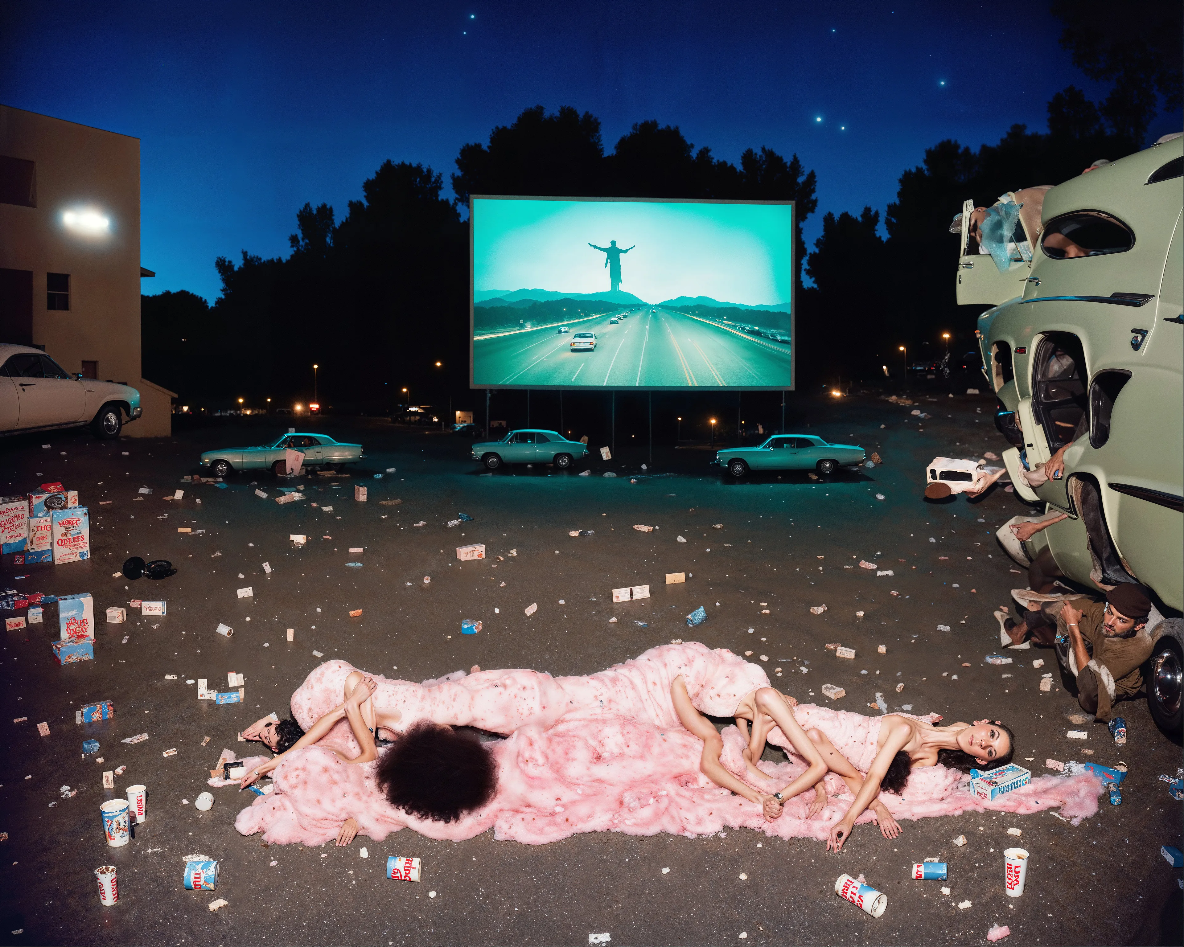 The Rapture breaks away from conventional futuristic depictions, revealing a future where AI’s rise leads humanity into a vortex of existential absurdity and fragmented realities, eroding meaning day by day. Through 300 pieces, Wubbushi presents a bold new visual language, imagining a world where humanity spirals into a chaotic identity crisis. Yet, within the collapse, hints of rebirth emerge, suggesting a future where new purpose might still be found amidst the chaos.