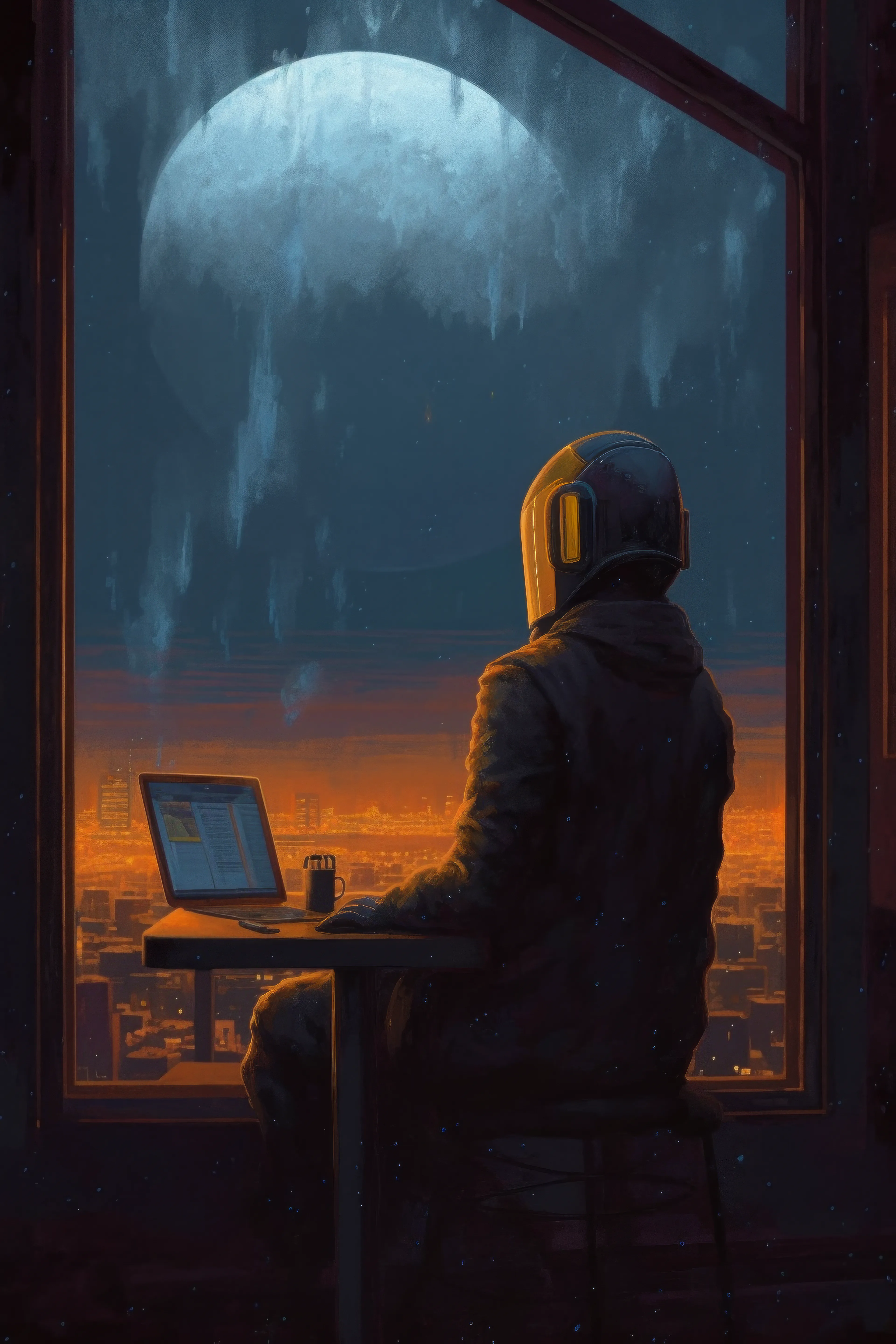 A collection of artwork exploring the concept of windows being portals, presenting glimpses into various realities. As observers, we often find ourselves incapable of altering circumstances or participating in them. Inspired by my love of film, and how it can make us feel as if we are part of another world, another place in time. Whether it be close to our reality or far from it. The window acts as a boundary, confining us to the role of mere spectators, whether our reaction is one of dread or fascination.