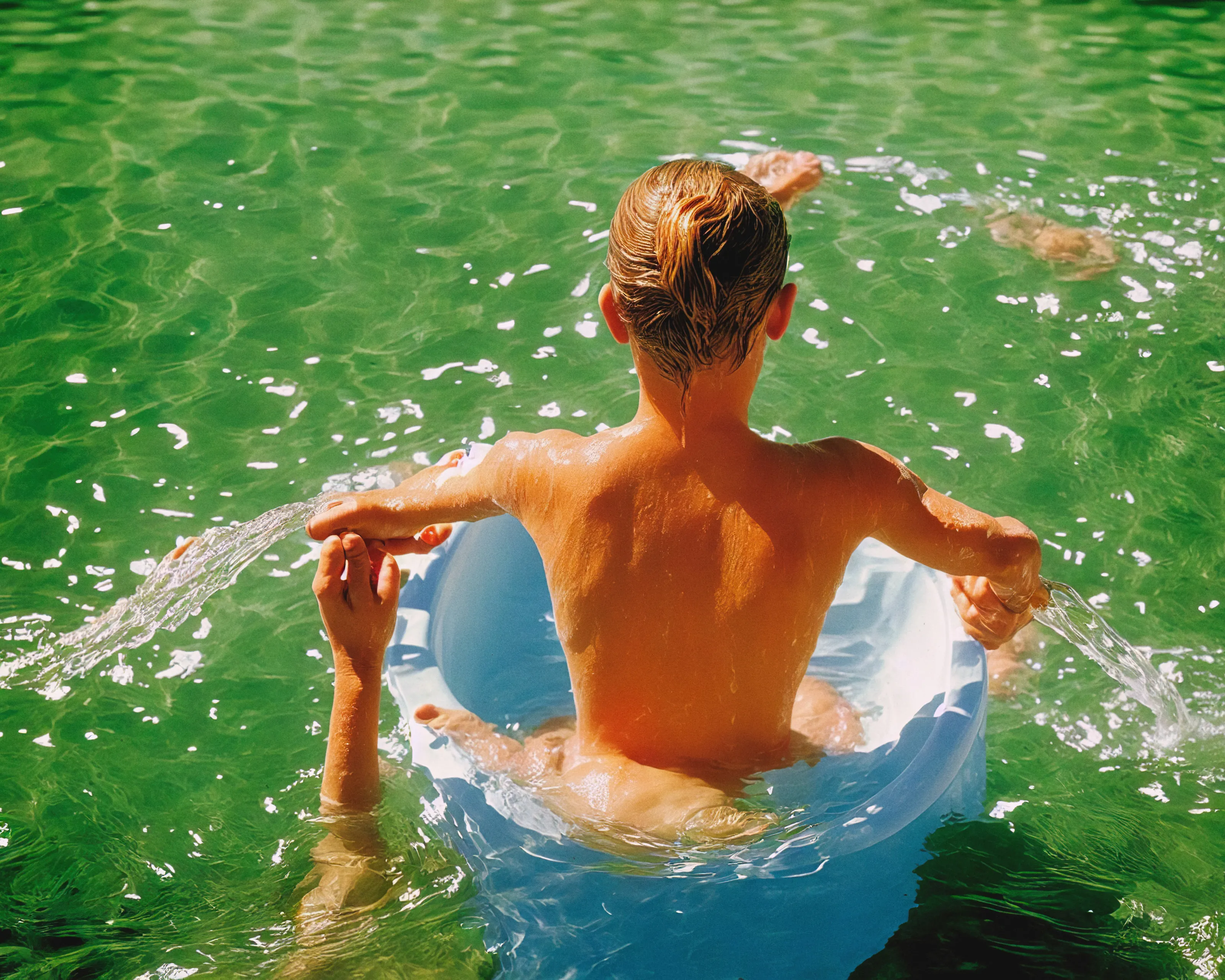 Life In West America is a post-photography project investigating America: the land as a concept, as an ideal, and the stories of the people inhabiting the space. The collection combines the visual language of traditional photography with the limitless artifice of AI, capturing a moment in time and in generative technology. Each of the pieces is generated using custom-trained models specific to this project.