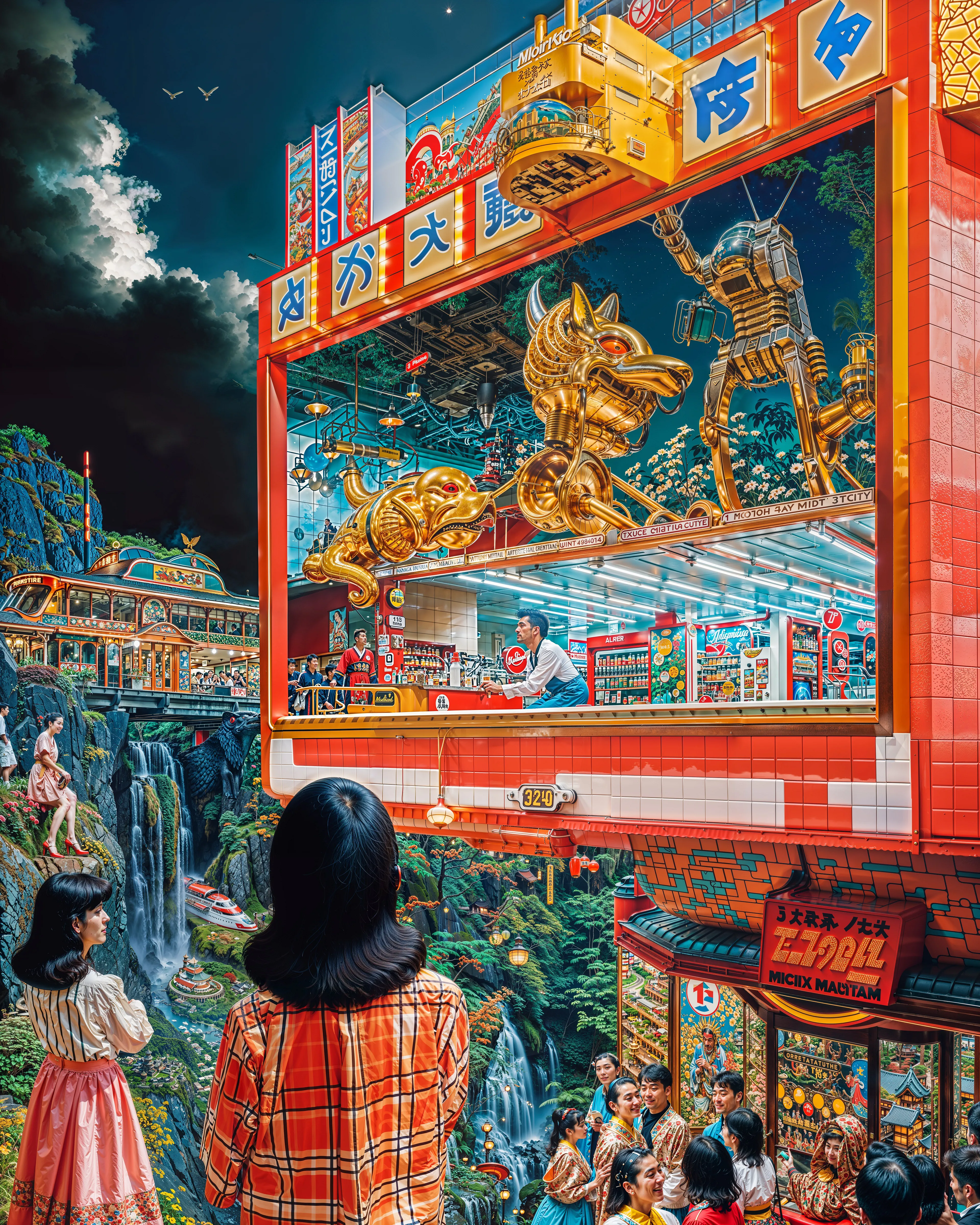 'New Realities' is an expansive 300 piece exploration of the emerging era where AI empowers us to shape our world according to our imaginations, dreams, and desires.

It delves into diverse realms of limitless possibilities that could be born from the interplay of our deepest visions and our collective visual history contained within the latent space of AI.
