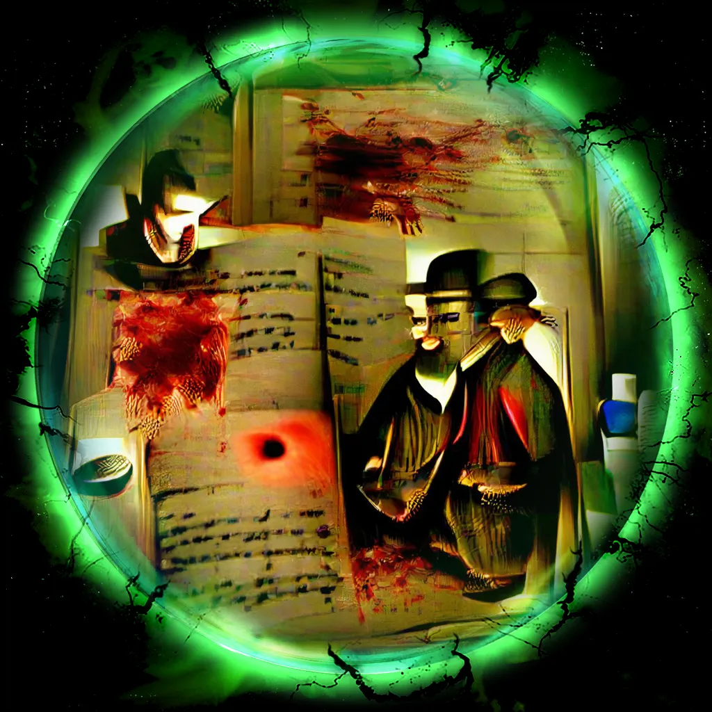 In my nightmare, I was writing a book with my blood. It was a book of riddles and each page was a riddle. I had about three or four pages written when I looked up and there were two men in the room.