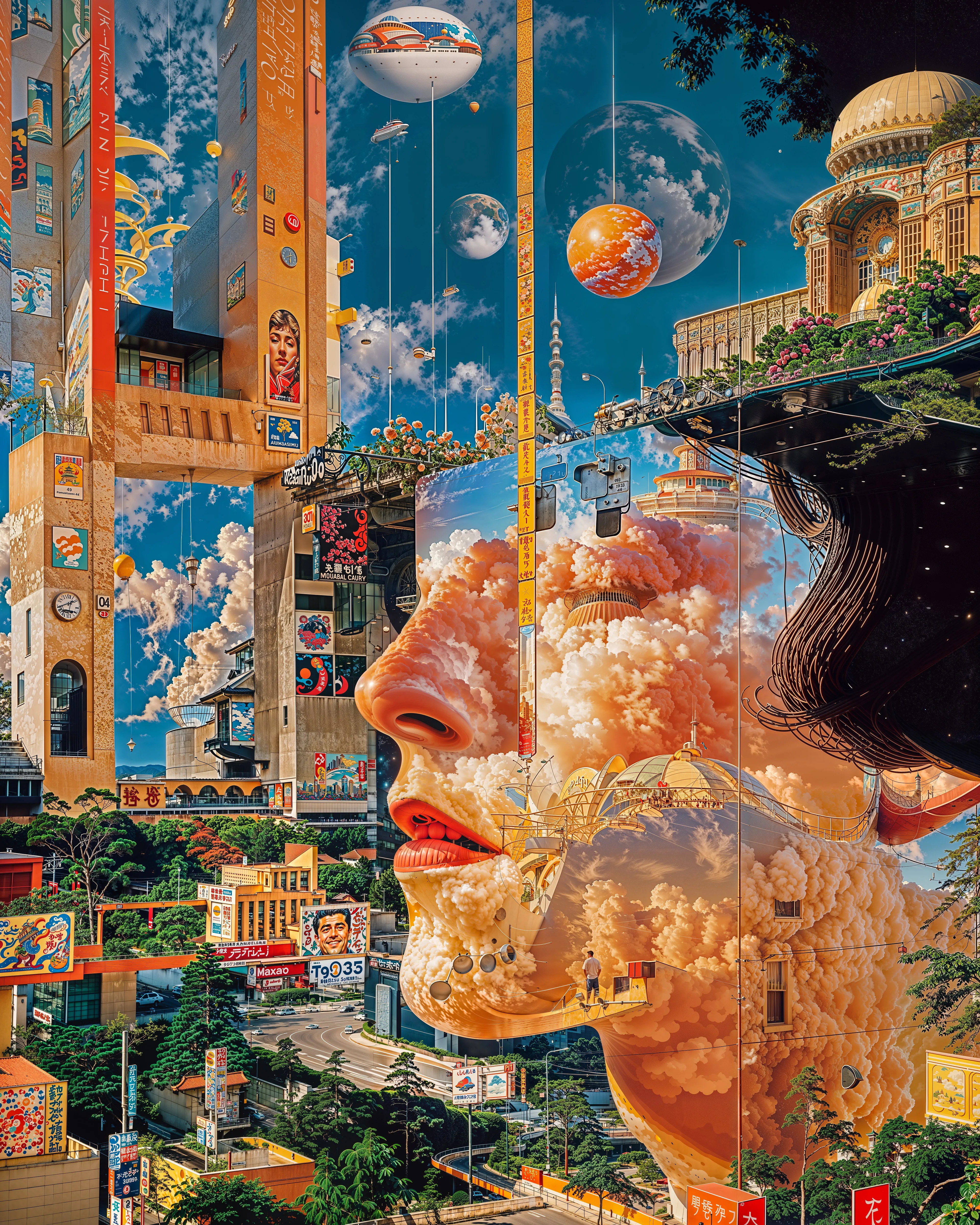 'New Realities' is an expansive 300 piece exploration of the emerging era where AI empowers us to shape our world according to our imaginations, dreams, and desires.

It delves into diverse realms of limitless possibilities that could be born from the interplay of our deepest visions and our collective visual history contained within the latent space of AI.