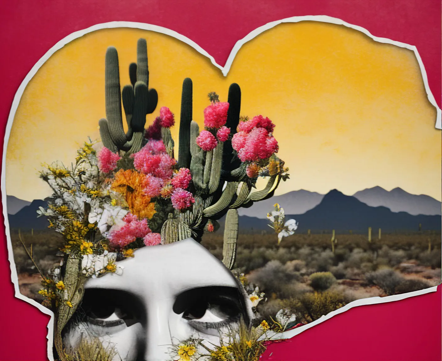 'The Spaces Between Words' is a mono-mixed-media/post-collage series that delves into the inner landscape of human experience. Exploring the unspoken depths of memory, emotion, and identity, it reveals intricate topography within the gaps and nuances of our inner lives.