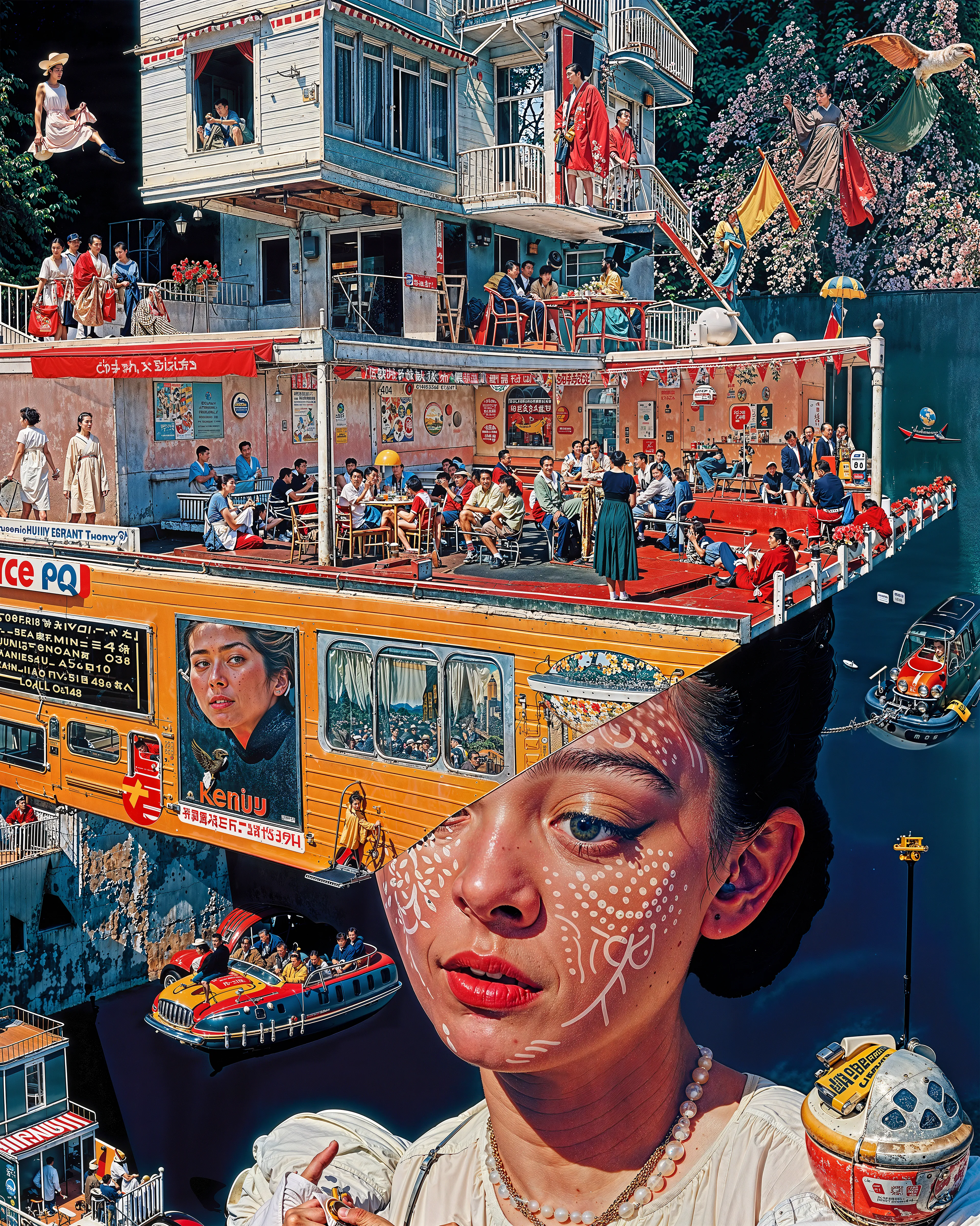 'New Realities' is an expansive 300 piece exploration of the emerging era where AI empowers us to shape our world according to our imaginations, dreams, and desires.

It delves into diverse realms of limitless possibilities that could be born from the interplay of our deepest visions and our collective visual history contained within the latent space of AI.