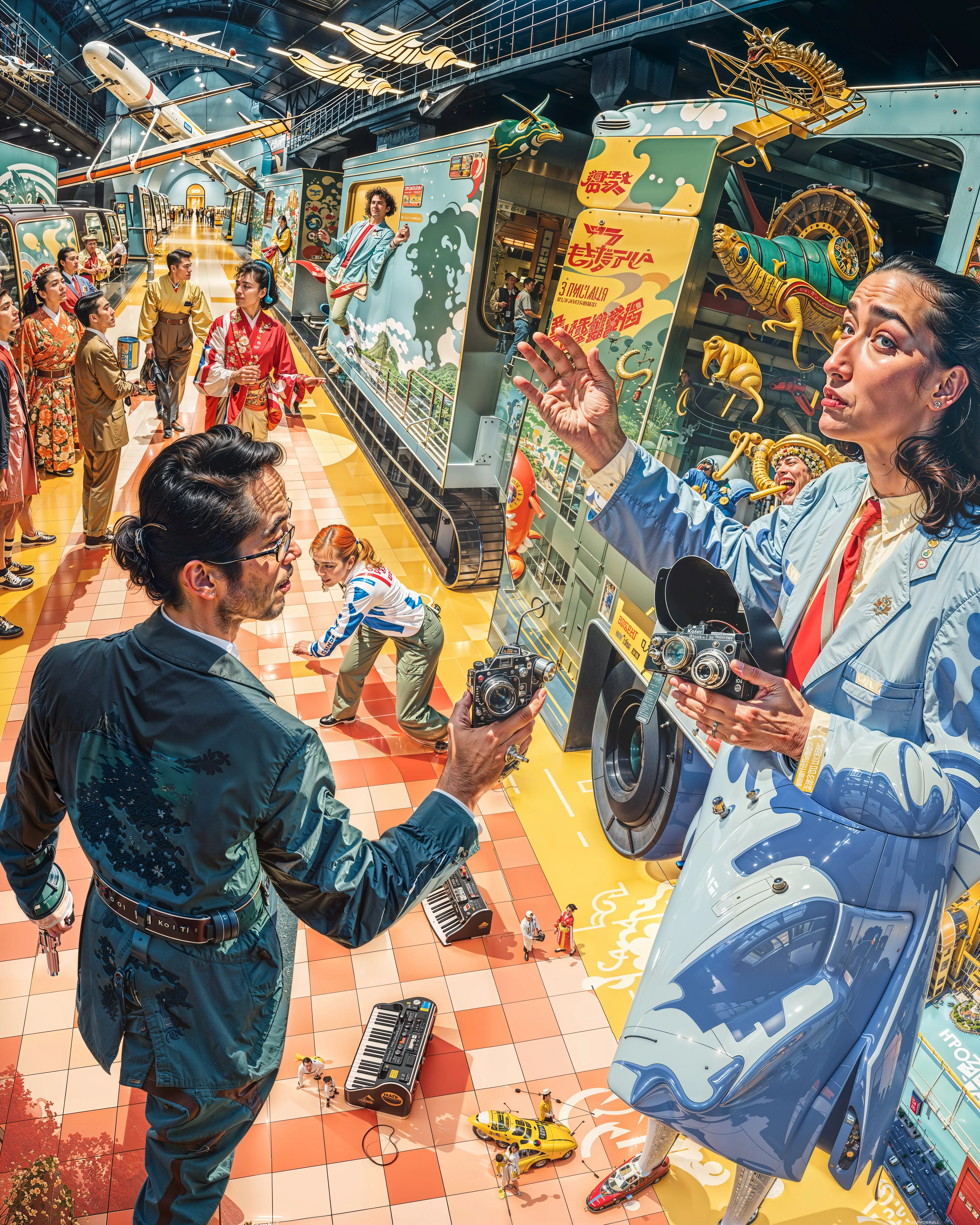 'New Realities' is an expansive 300 piece exploration of the emerging era where AI empowers us to shape our world according to our imaginations, dreams, and desires.

It delves into diverse realms of limitless possibilities that could be born from the interplay of our deepest visions and our collective visual history contained within the latent space of AI.