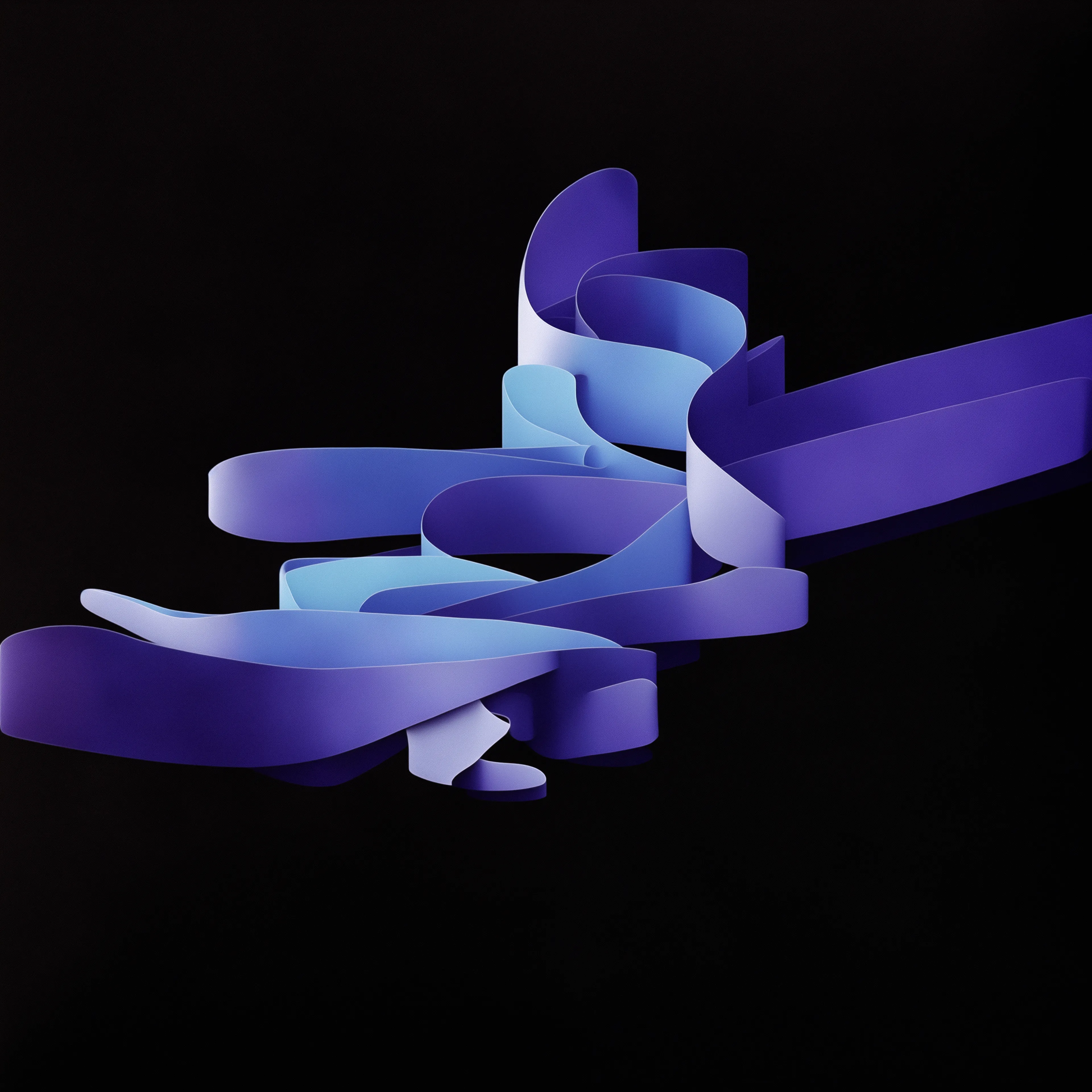 Materia Mania is a collection of abstract, AI generated forms set against a solid black background. The goal of this project was to highlight the emergent and chaotic nature of diffusion models by reinforcing their tendency to create artifacting shapes and textures.
