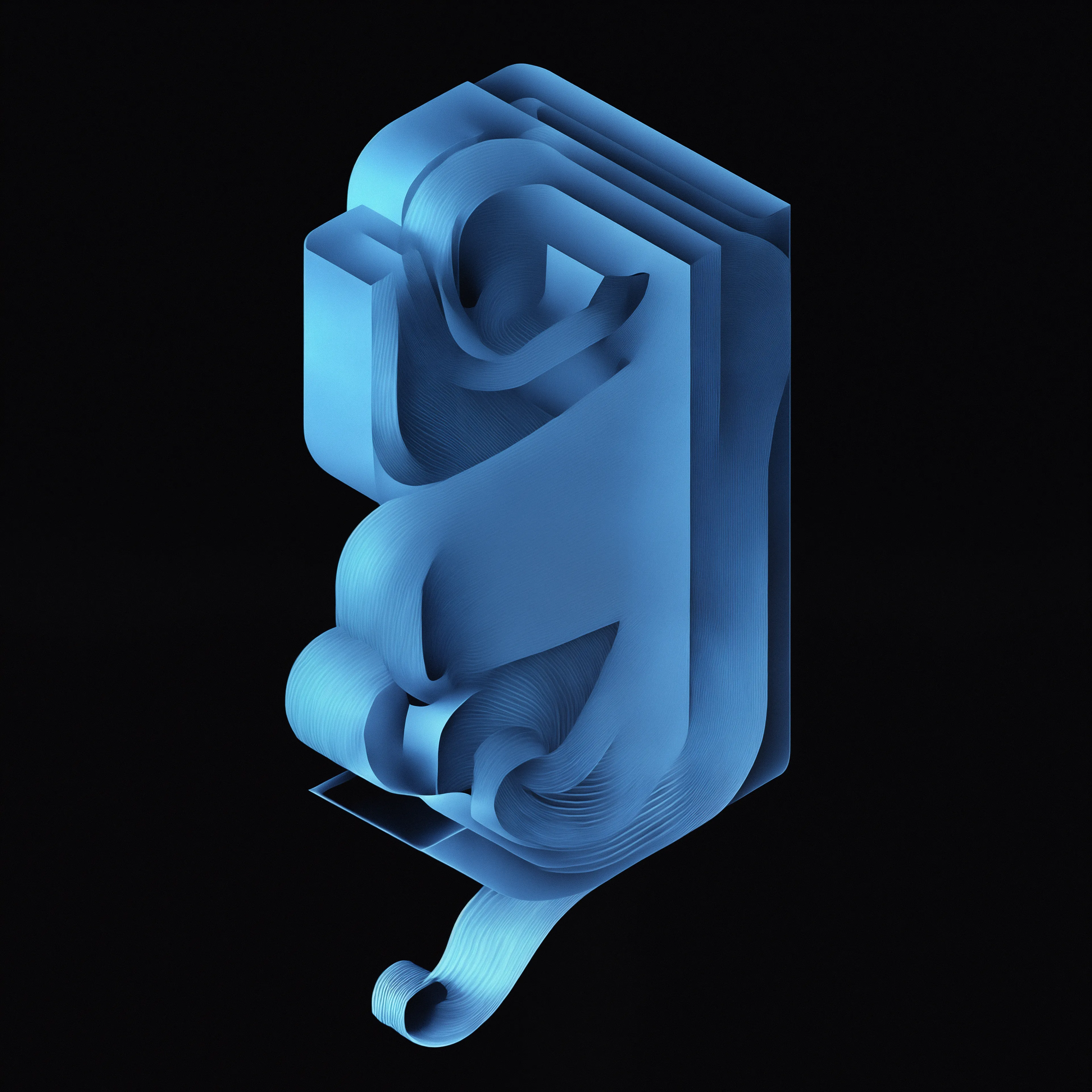 Materia Mania is a collection of abstract, AI generated forms set against a solid black background. The goal of this project was to highlight the emergent and chaotic nature of diffusion models by reinforcing their tendency to create artifacting shapes and textures.