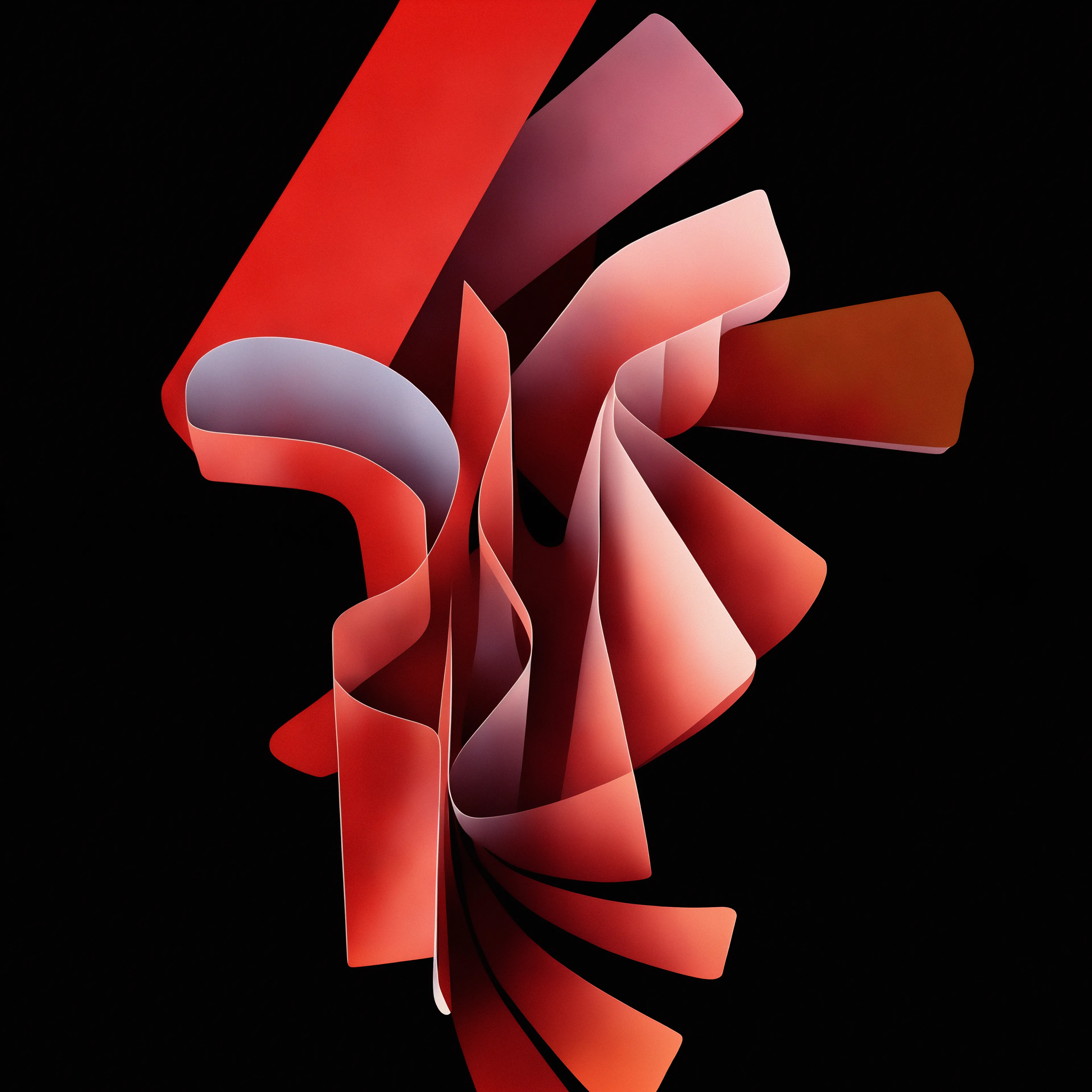 Materia Mania is a collection of abstract, AI generated forms set against a solid black background. The goal of this project was to highlight the emergent and chaotic nature of diffusion models by reinforcing their tendency to create artifacting shapes and textures.
