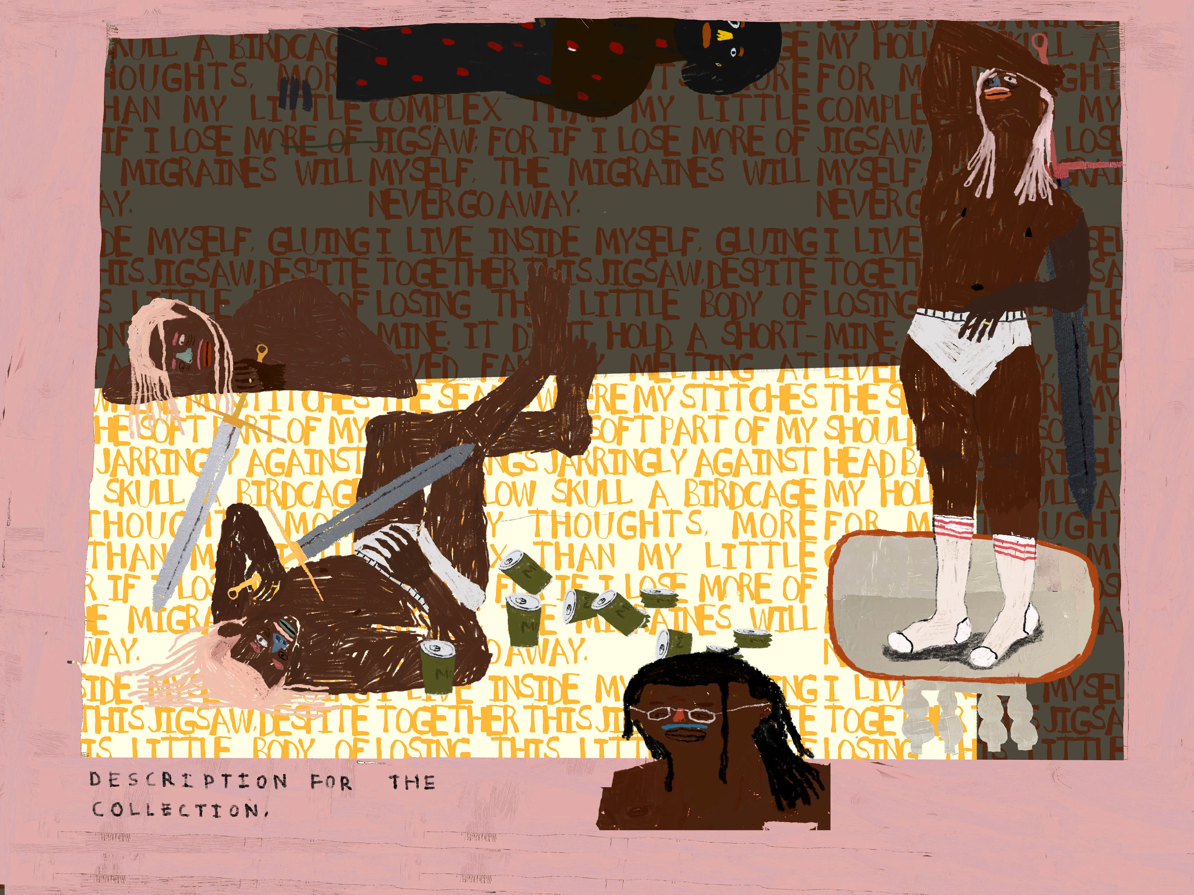I remember the description for the collection. it's kinda wordy right?