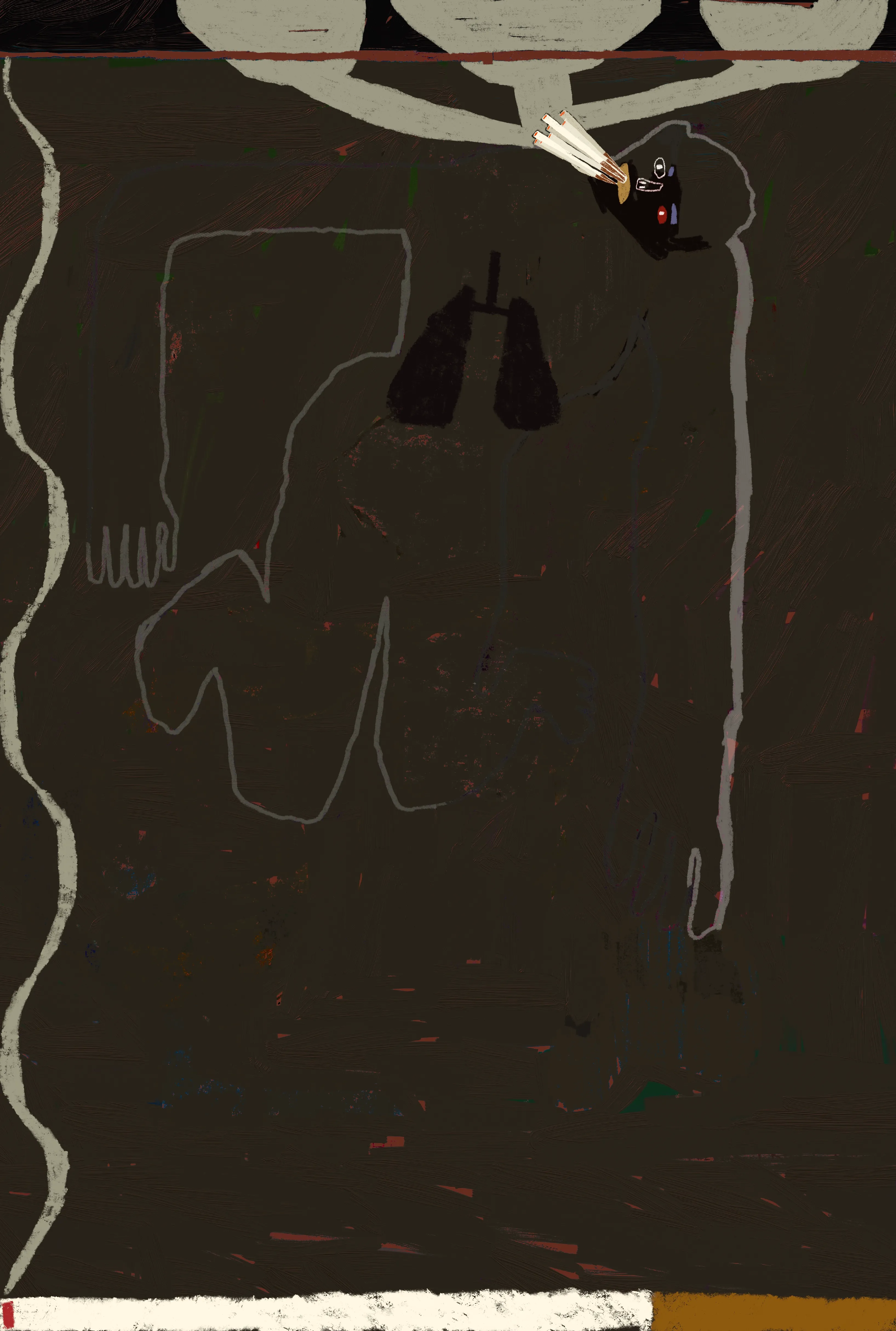 and it's sticking to the walls.

January 2024 
Digital Oil Painting, Procreate, Art Set 4, Art Rage Vitae