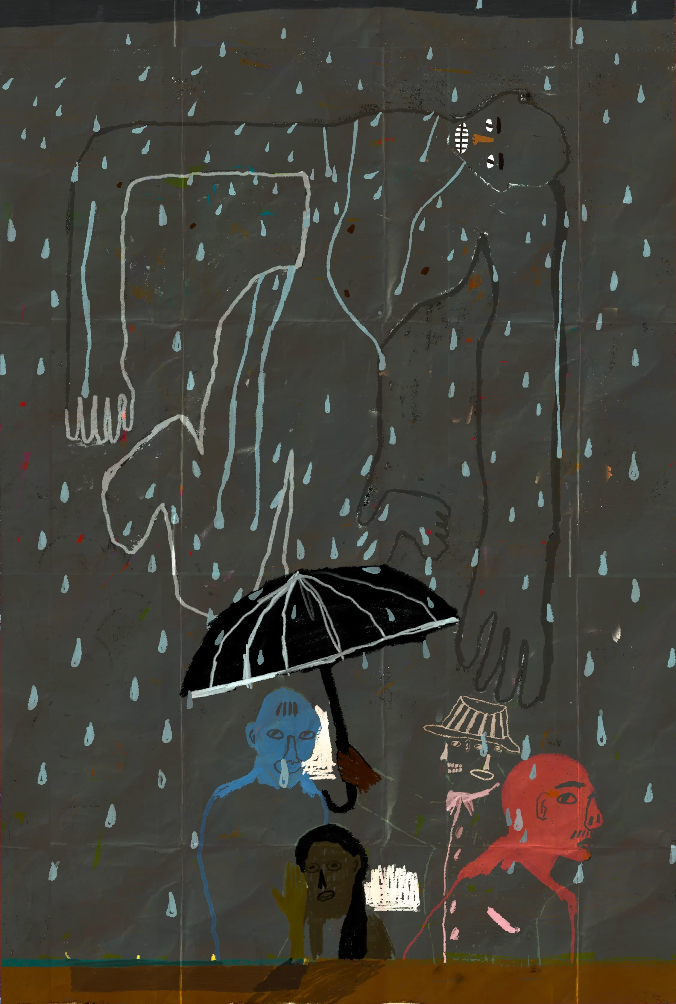 it's raining cats and dogs, innit?

January 2024 
Digital Oil Painting, Procreate, Art Set 4, Art Rage Vitae