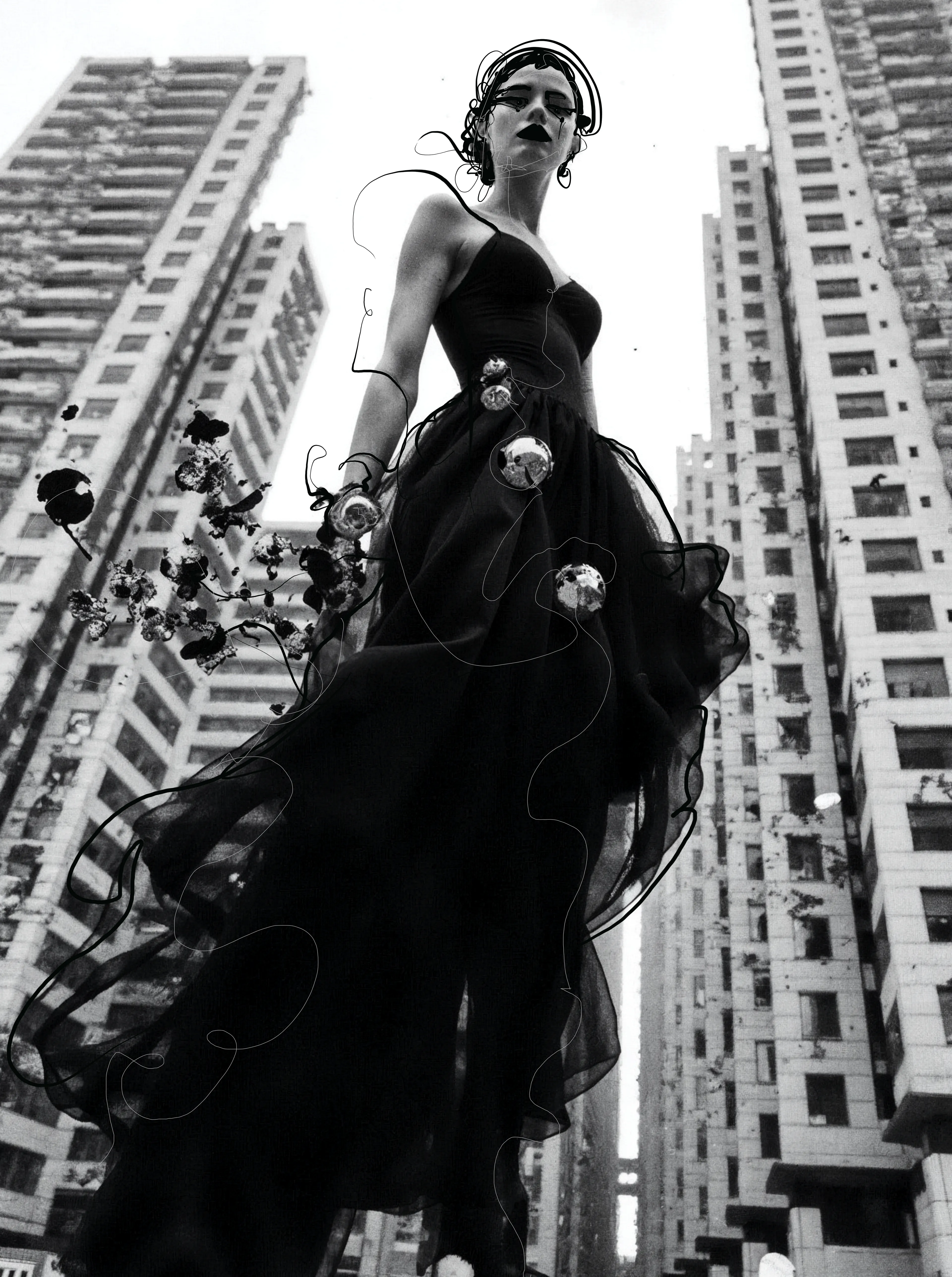AI and Ink Intervention, Miss AL Simpson, 2025.