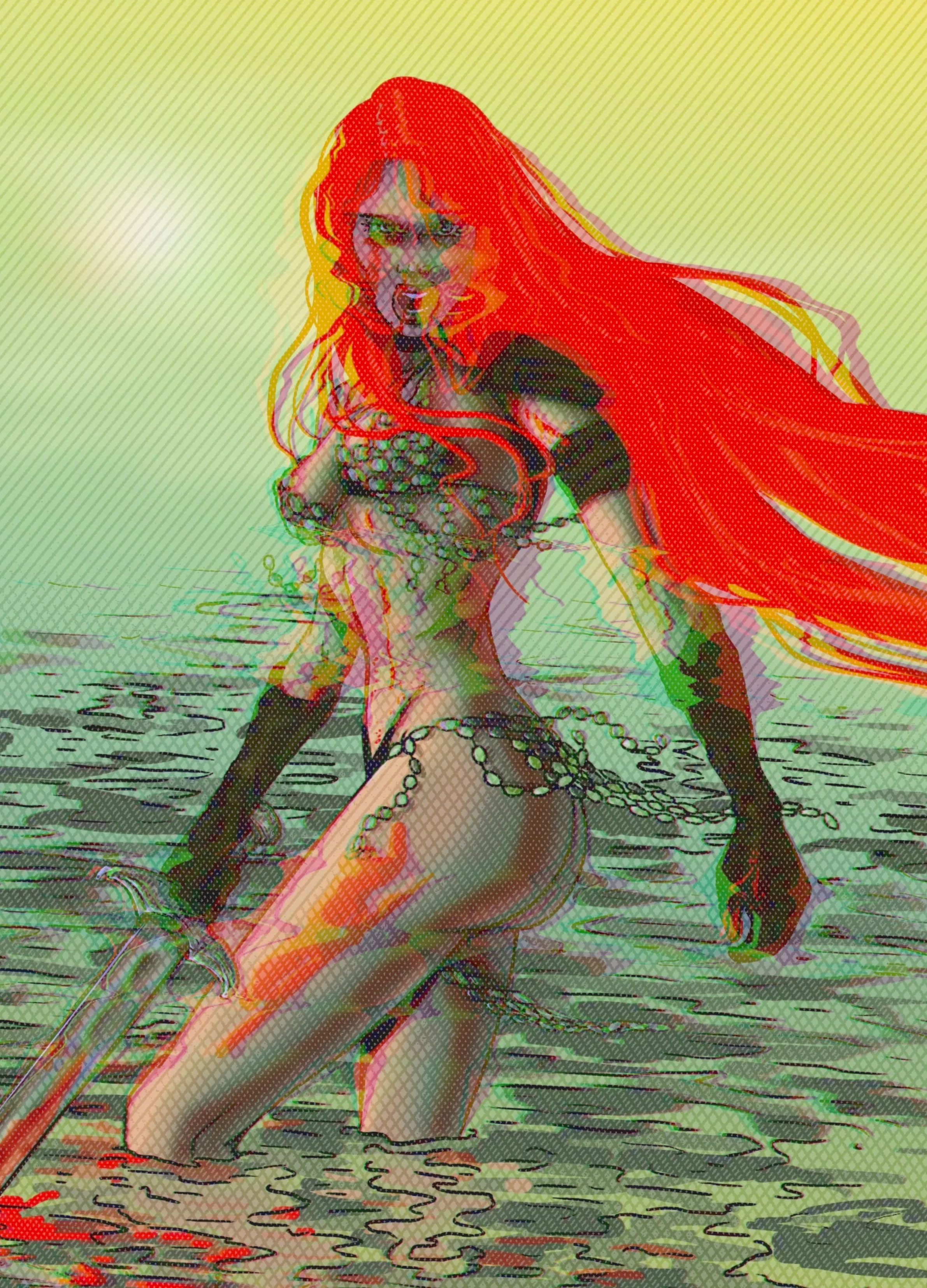 Or maybe it is, Red Sonja tribute