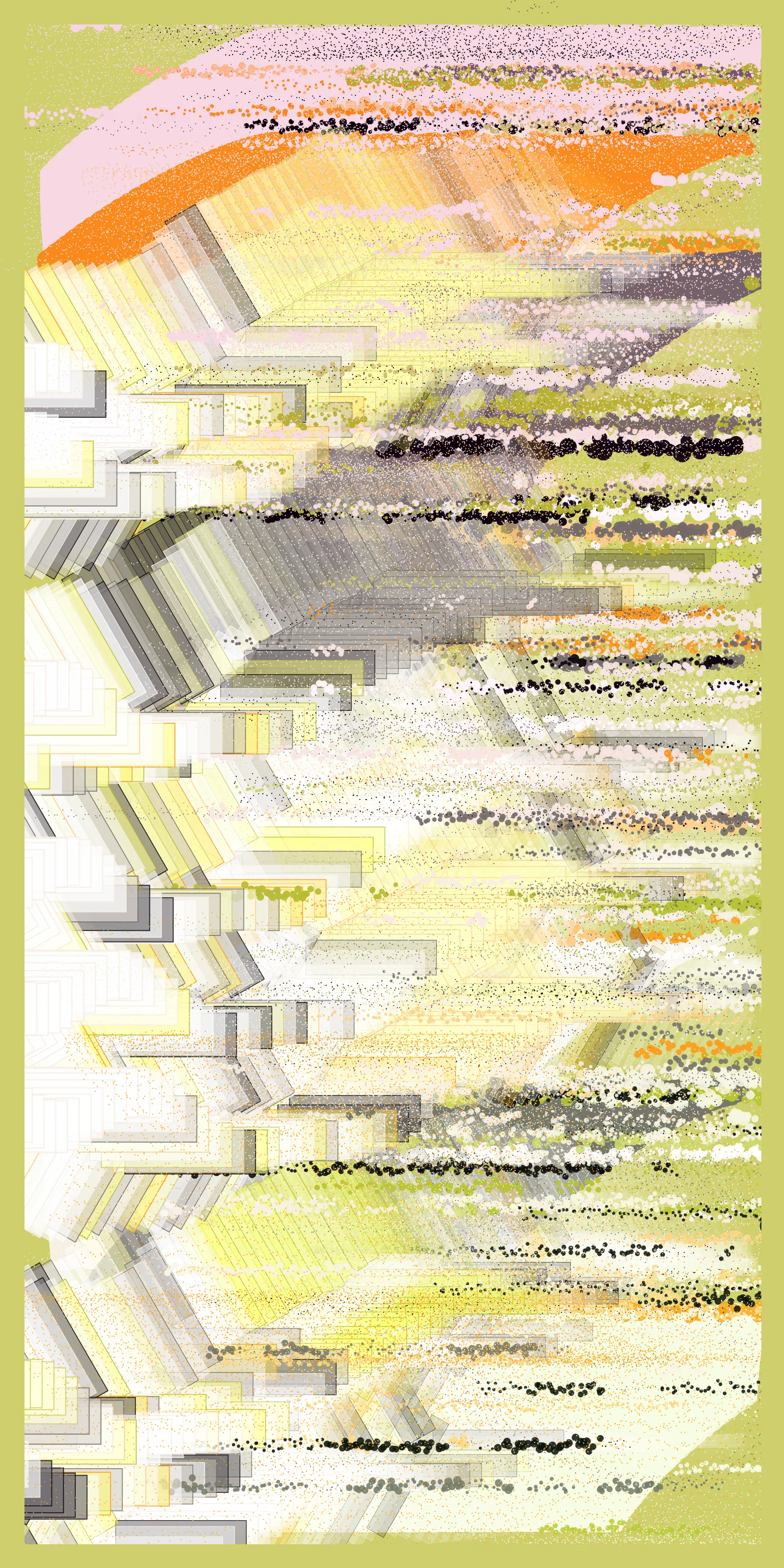 An abstract generative series underlaying the pervasive importance of minute temporal differences in shaping and creating outcomes.

High res image: https://256art.s3.eu-central-1.amazonaws.com/mainnet/0xe4018ecf8d8445f753256209b375aab85f327e30/max/29.png
Live view: https://256art.s3.eu-central-1.amazonaws.com/mainnet/0xe4018ecf8d8445f753256209b375aab85f327e30/html_files/29.html