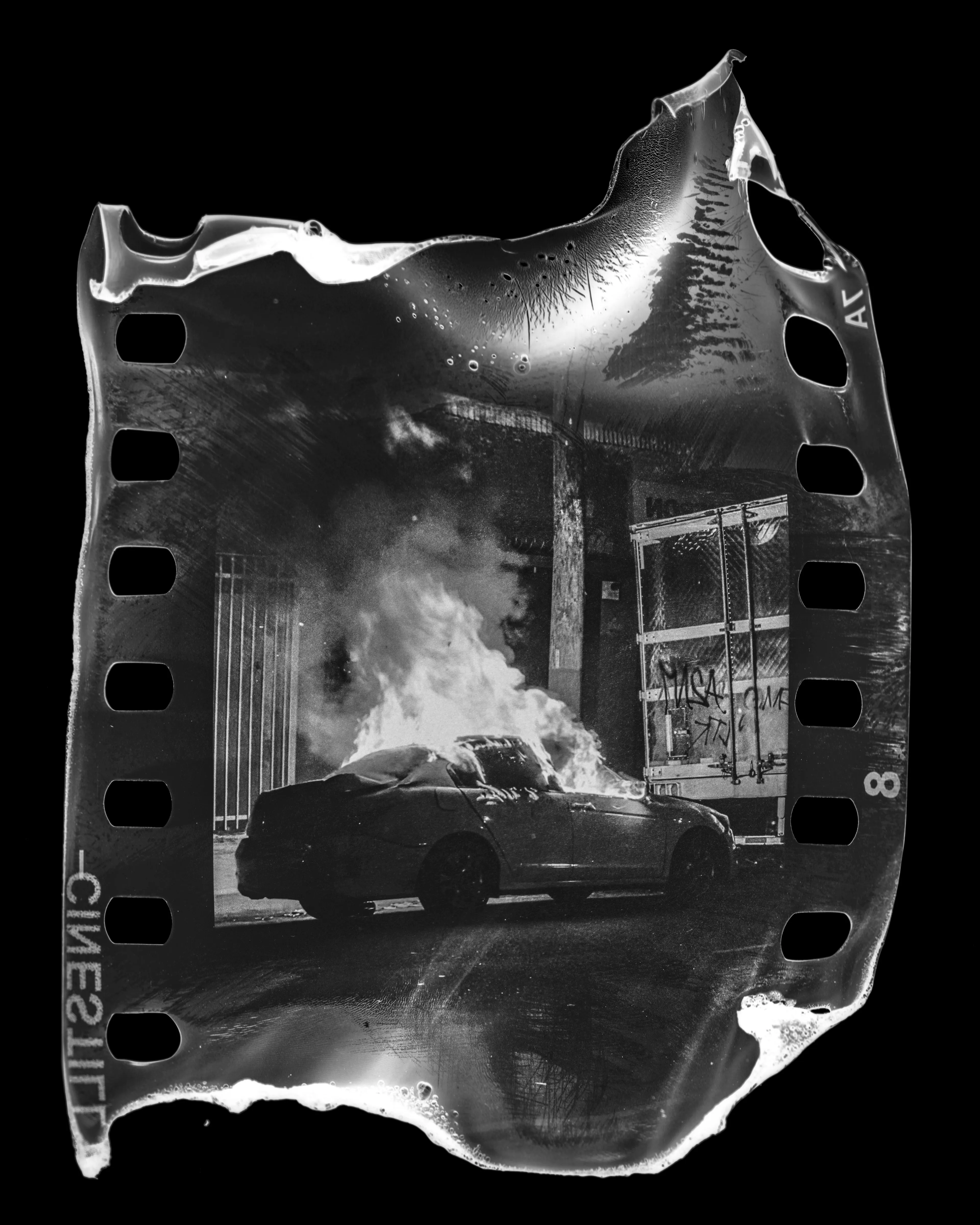 I SHOT MY DEMONS IN THE CITY OF ANGELS

—
KILL CITY is a love letter to life and death in Los Angeles. Street level photographs of mixed methods on 35mm analog film are burned in flames. Reality is centered, with unexpected beauty found in the damaged capture. 

Shot in the trenches, this collection is direct exposure of over a decade in the 2010s and early 2020s in Los Angeles. It spans uprisings, subcultures, injustice, kink, and spirituality while remaining a celebration of the will to overcome physical and psychological vulnerability. KILL CITY’s hard edge melts perception and technique to offer a unique embodiment of life in LA.
—

Erika Weitz
KILL CITY
150 Piece Collection
4000 x 5000 jpg


© Erika Weitz 2023
No License / All Rights Reserved
