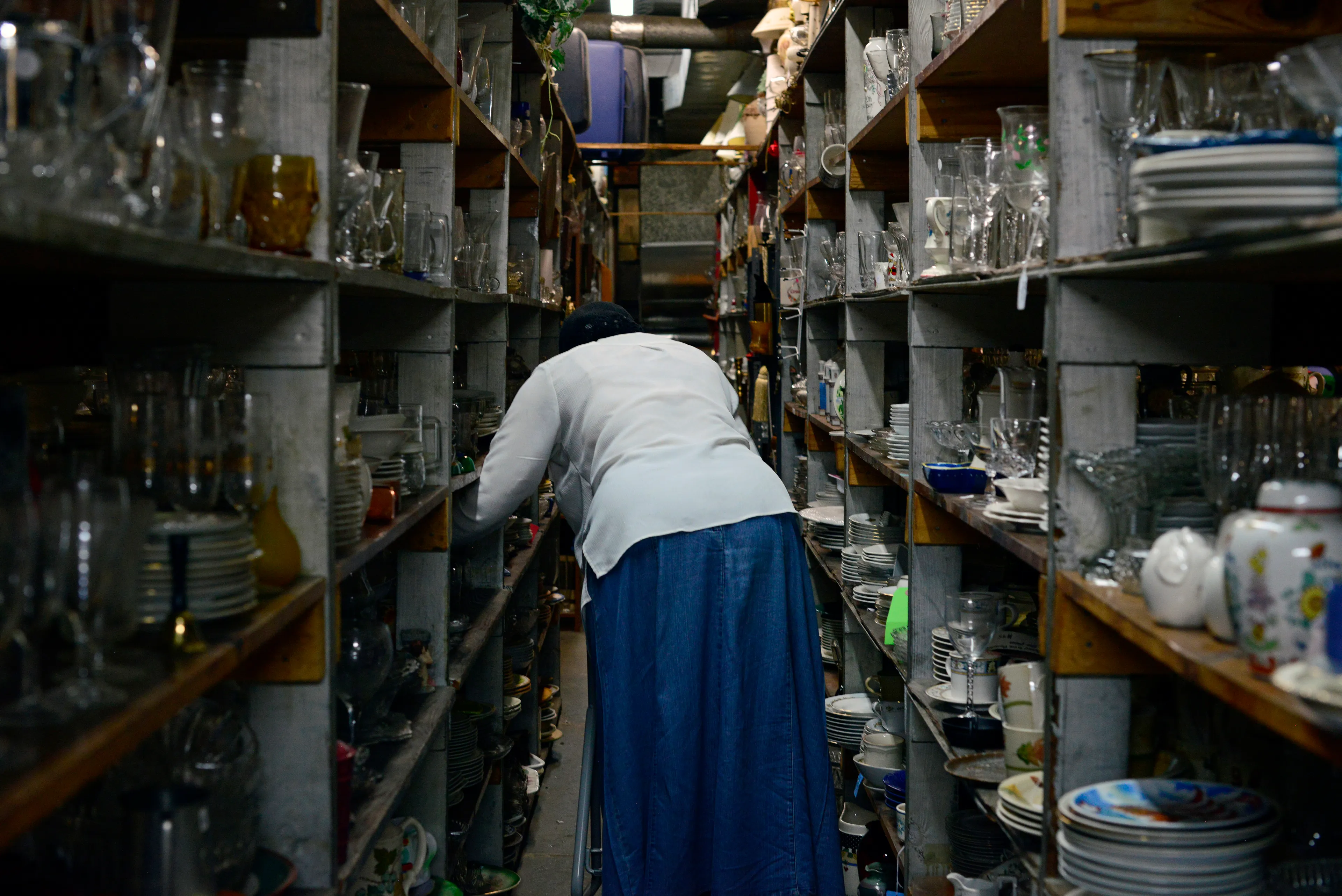 Magnum 75 #130 by Lúa Ribeira. North Carolina, USA. 2021  
A second-hand warehouse store.

Magnum 75 is the inaugural NFT collection by Magnum Photos. Created in 2022 for the agency’s 75th anniversary year and released in three curations, the collection brings together 225 iconic images from Magnum photographers, taken across seven decades.

Each curation is composed in dialogue with a leading picture editor from across the globe and selected to embody the agency’s past, present, and future. This second curation was made in dialogue with Azu Nwagbogu, founder and director of African Artists’ Foundation and director of LagosPhoto Festival.

Nwagbogu says: “The vast Magnum archive reveals so much about the history of the modern world and its unresolved global issues with regard to ecology, humanity and technology. Rather than exploring Henri Cartier-Bresson’s ‘decisive moment,’ this collection studies the ‘indecisive moment’ — the interstitial spaces, the energized subjects floating in-between events, where little obvious action occurs but where the subject(s) seem to be caught in anticipation. Each image is charged with feeling, intent, foreboding, and meaning, composed with a sense of expectation that offers multiple scenarios and possibilities about past events. It is not revisionist history, but rather invites the collector and viewers to perhaps look at the image again, more closely.”

Edition: 1 of 1

© Lúa Ribeira/Magnum Photos 2022 All Rights Reserved  
www.magnumphotos.com/terms-conditions/