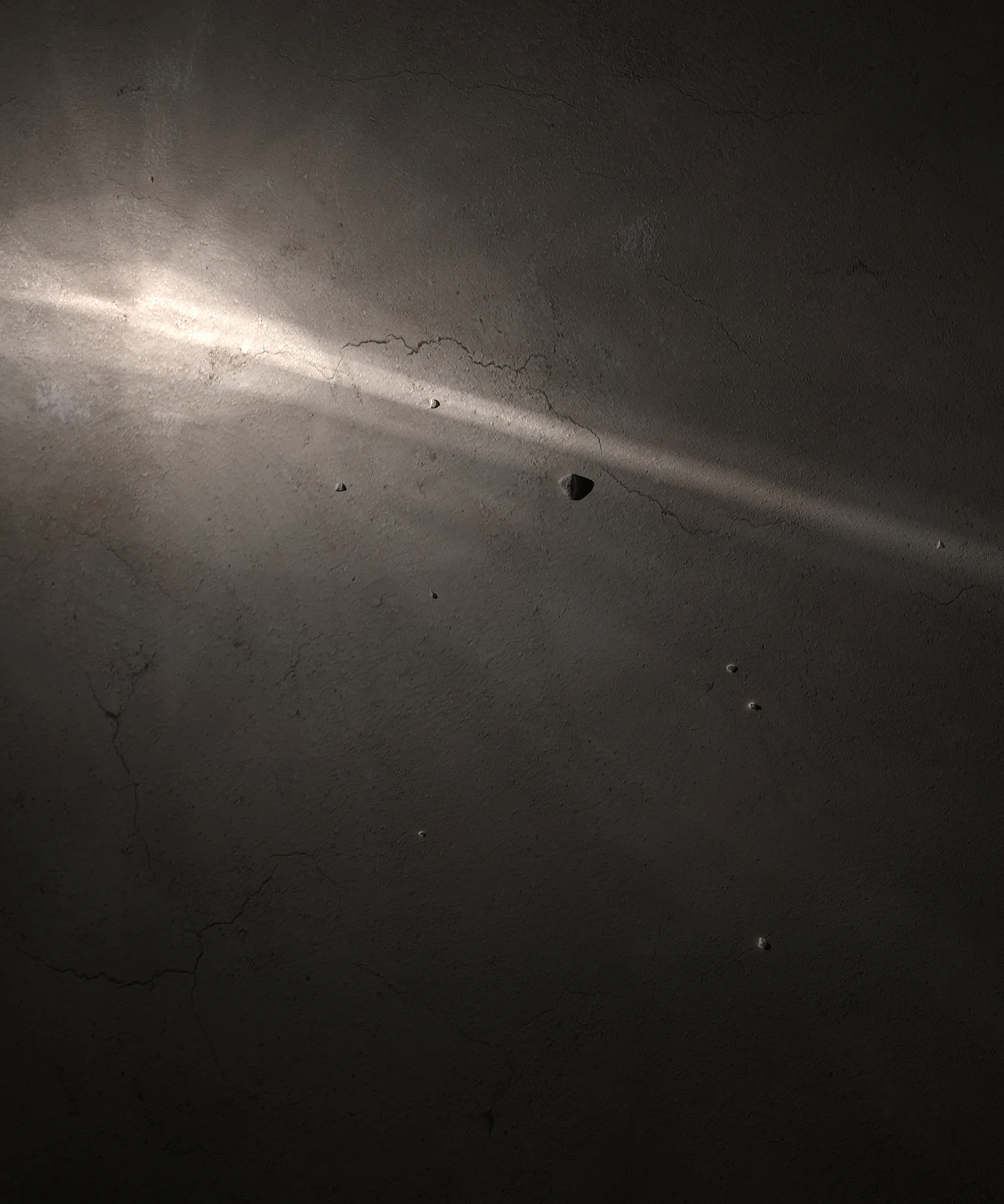 This artwork, generated through 3D software, represents a meticulous experimentation with the bending and deforming of light, the light deformed by a transparent object, and the emotional effects it provides. For this artwork, I reduced objects and volumes to the minimum possible, and let the light to be protagonist. Light is distorted, refracted and bent, and this deformed version of light interacts with the space around- revealing it and some sense also deforming it.

NFT resolution: 2000 x 2400 pixels
Signed physical print: 100 x 120 cm (39,3 x 47,2 inch). Claimable by the NFT holder. Contact the artist for more information.